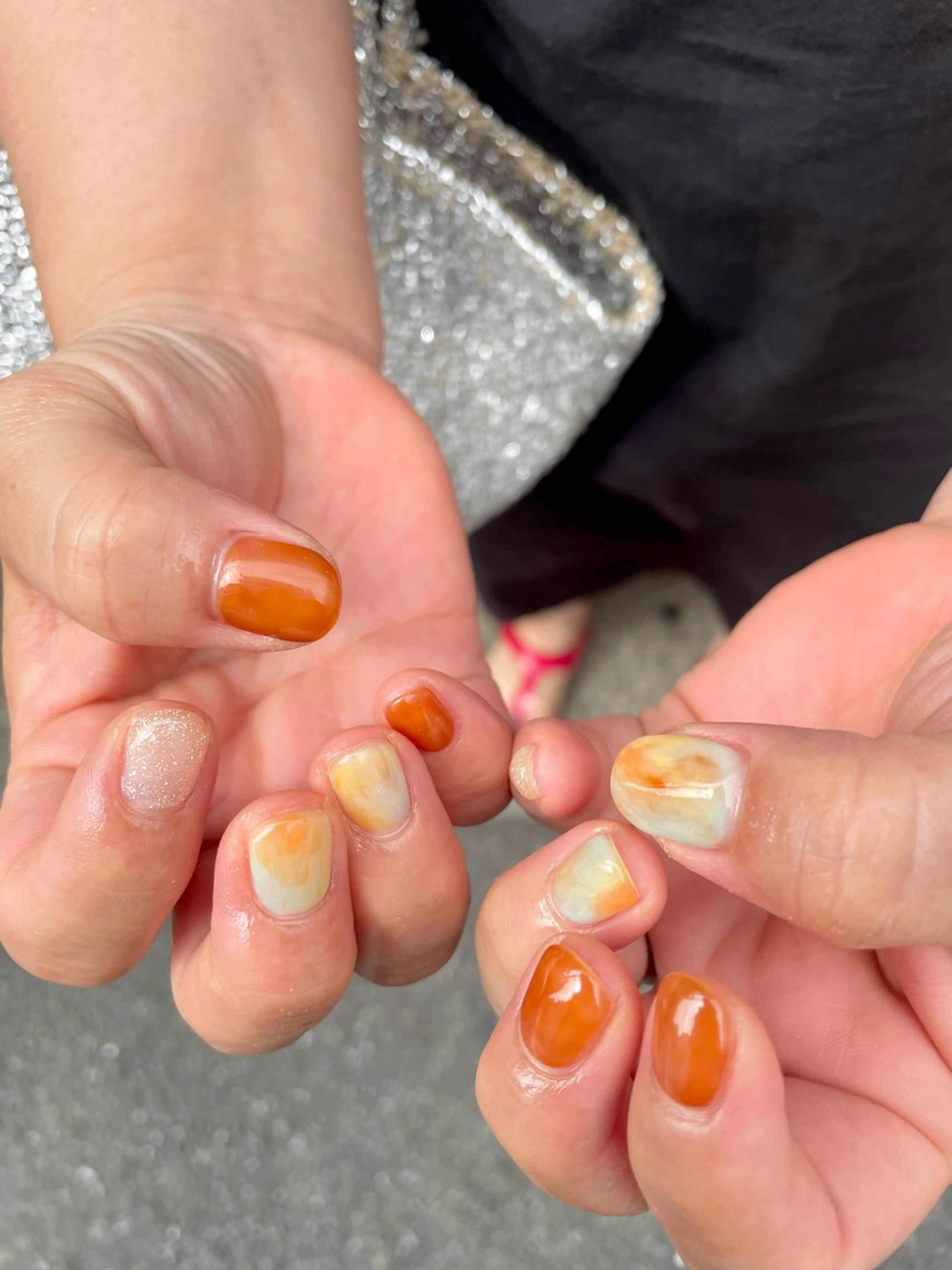 ネイル アートネイル 持ち込み ニュアンスネイル BEAUTY GARDEN 【nail salon unseul】所属・nana .のネイルデザイン