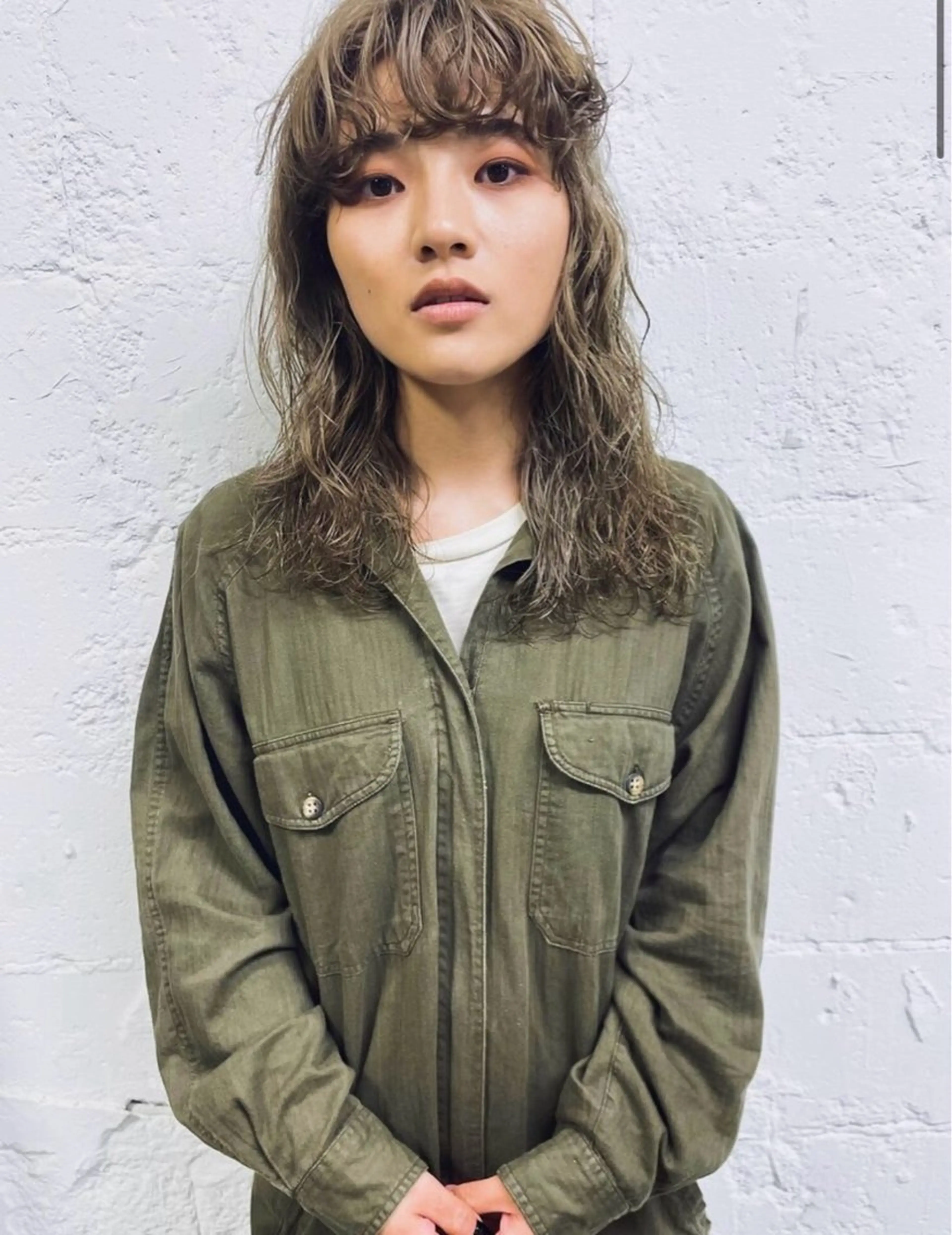 ミディアム カラー MIKU 岡山／倉敷／カットのヘアスタイル