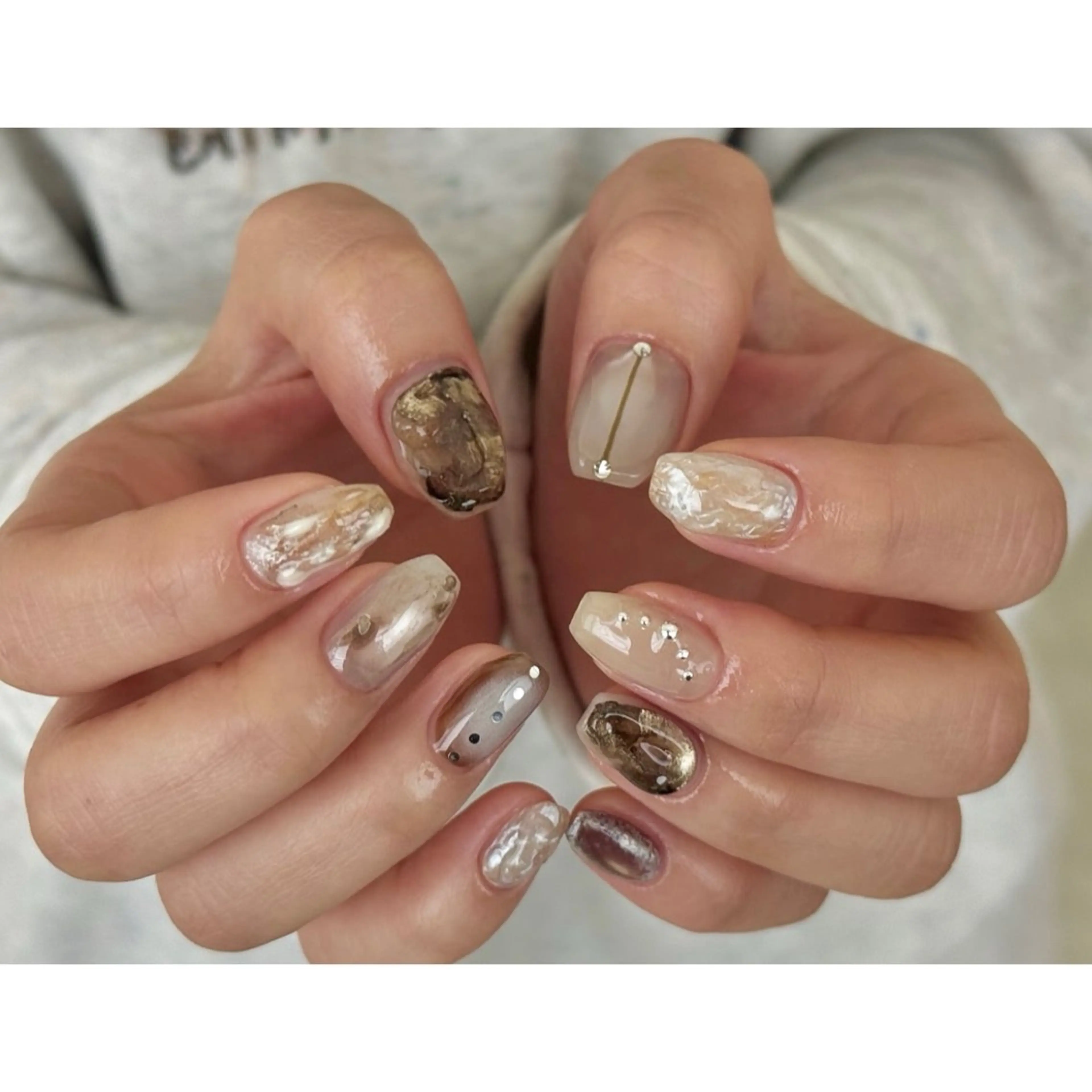 ネイル ハンドネイル ⏦Little 𐙚 Nail⏦のネイルデザイン