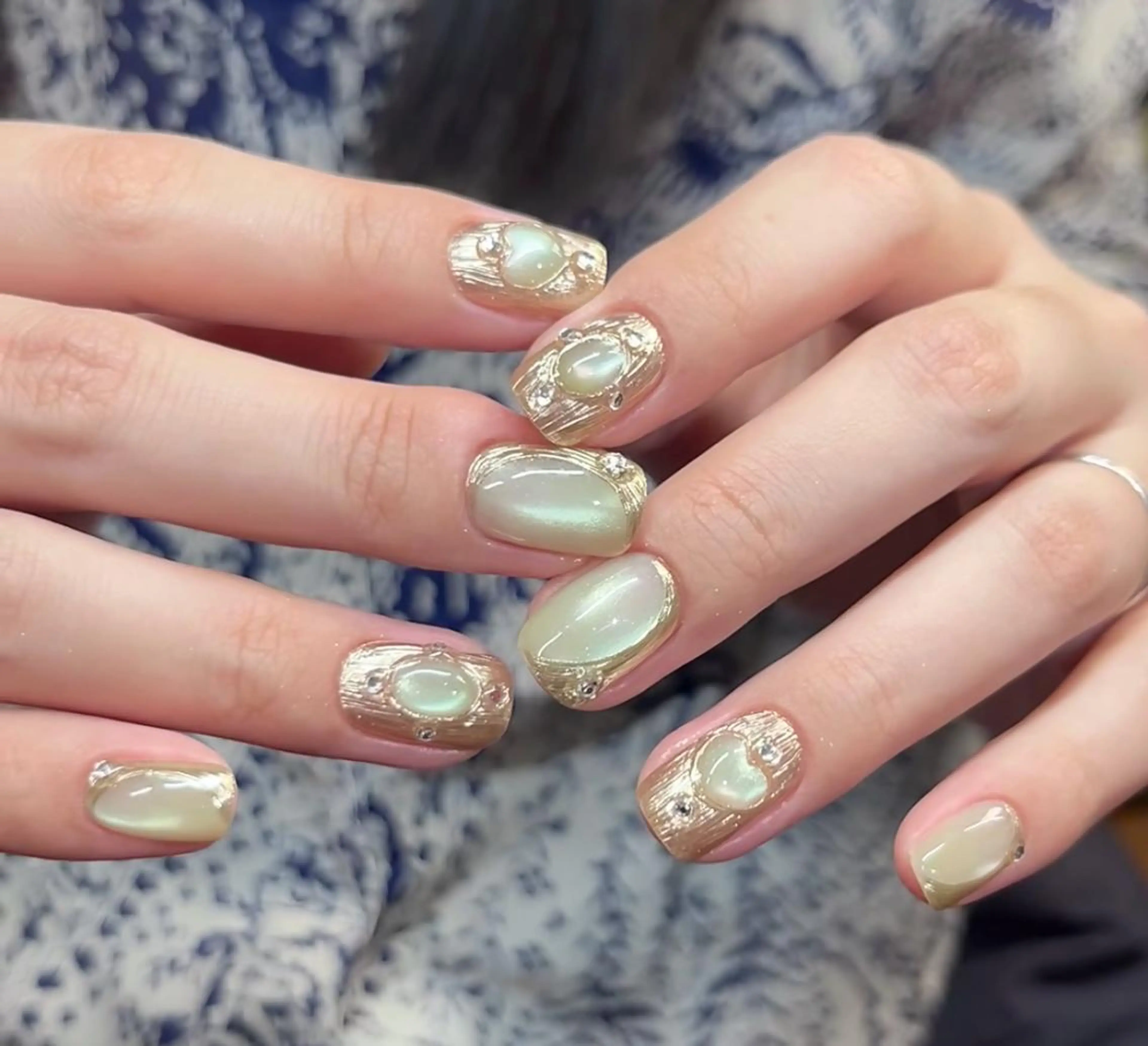 ネイル ハンドネイル ハンドケア 🍑 momo_nailのネイルデザイン