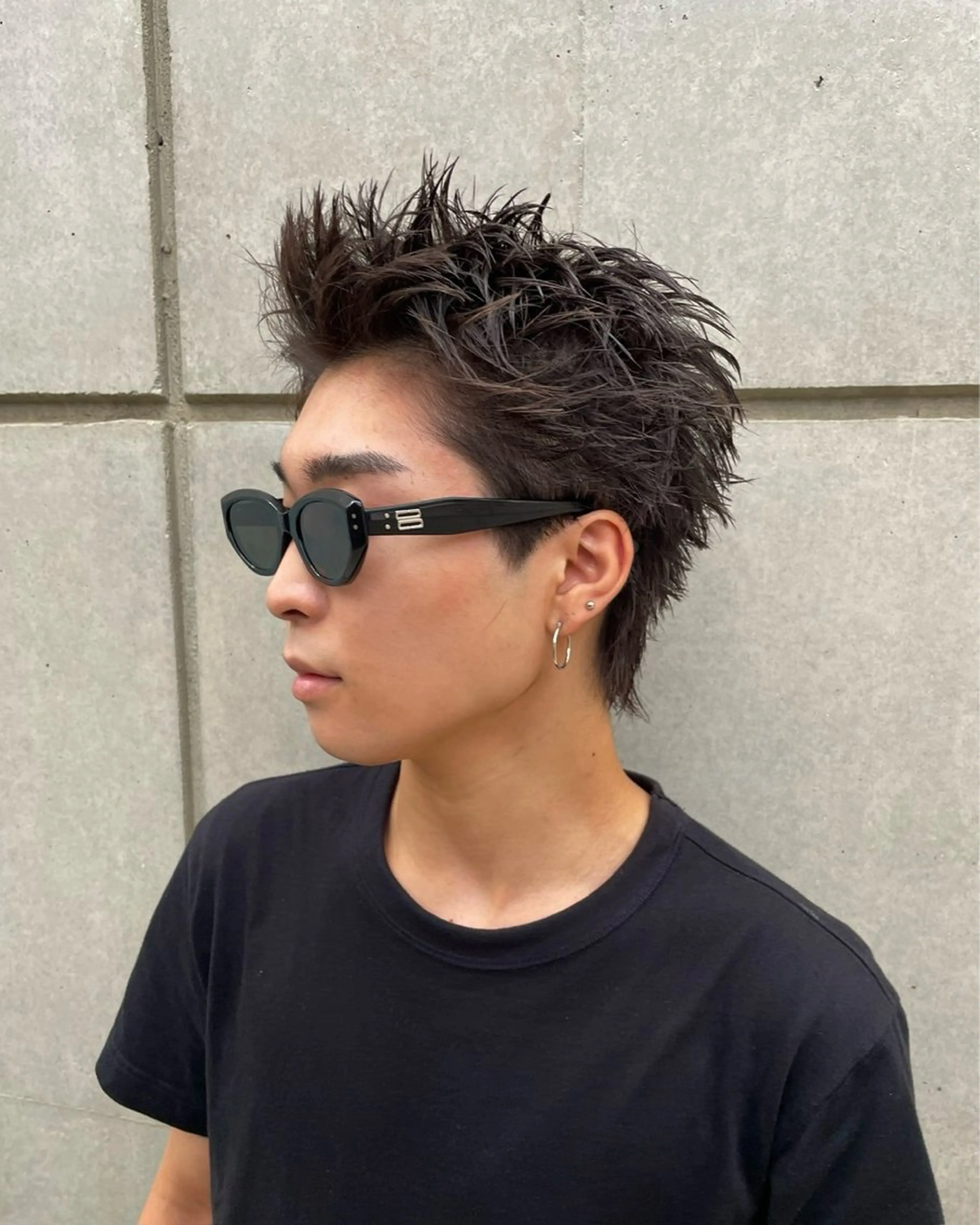 パーマ メンズ 豊崎 佑輔のヘアスタイル