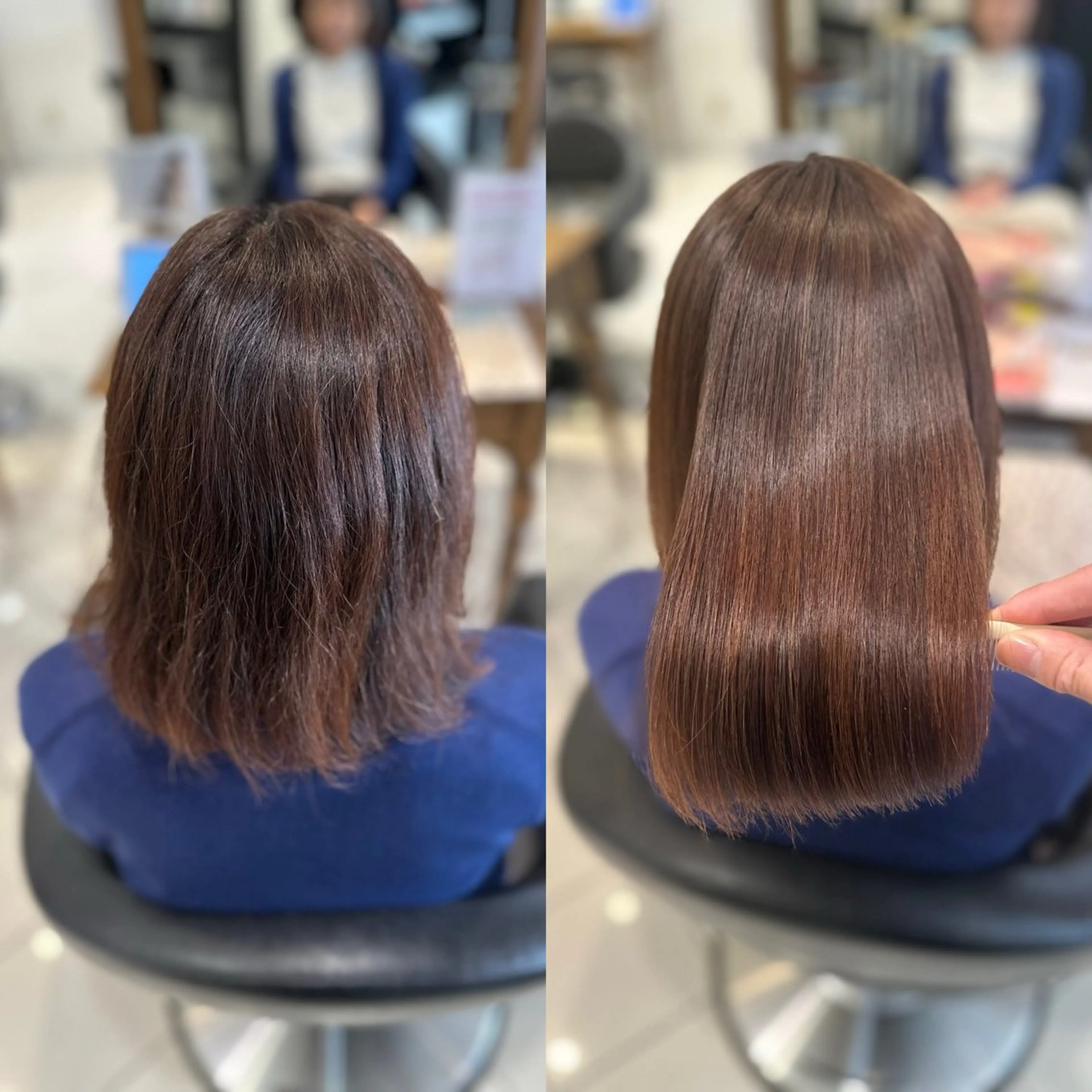 ショート ボブ 縮毛矯正 縮毛矯正 ✨美髪矯正の専門家✨ 髪質改善　松村のヘアスタイル