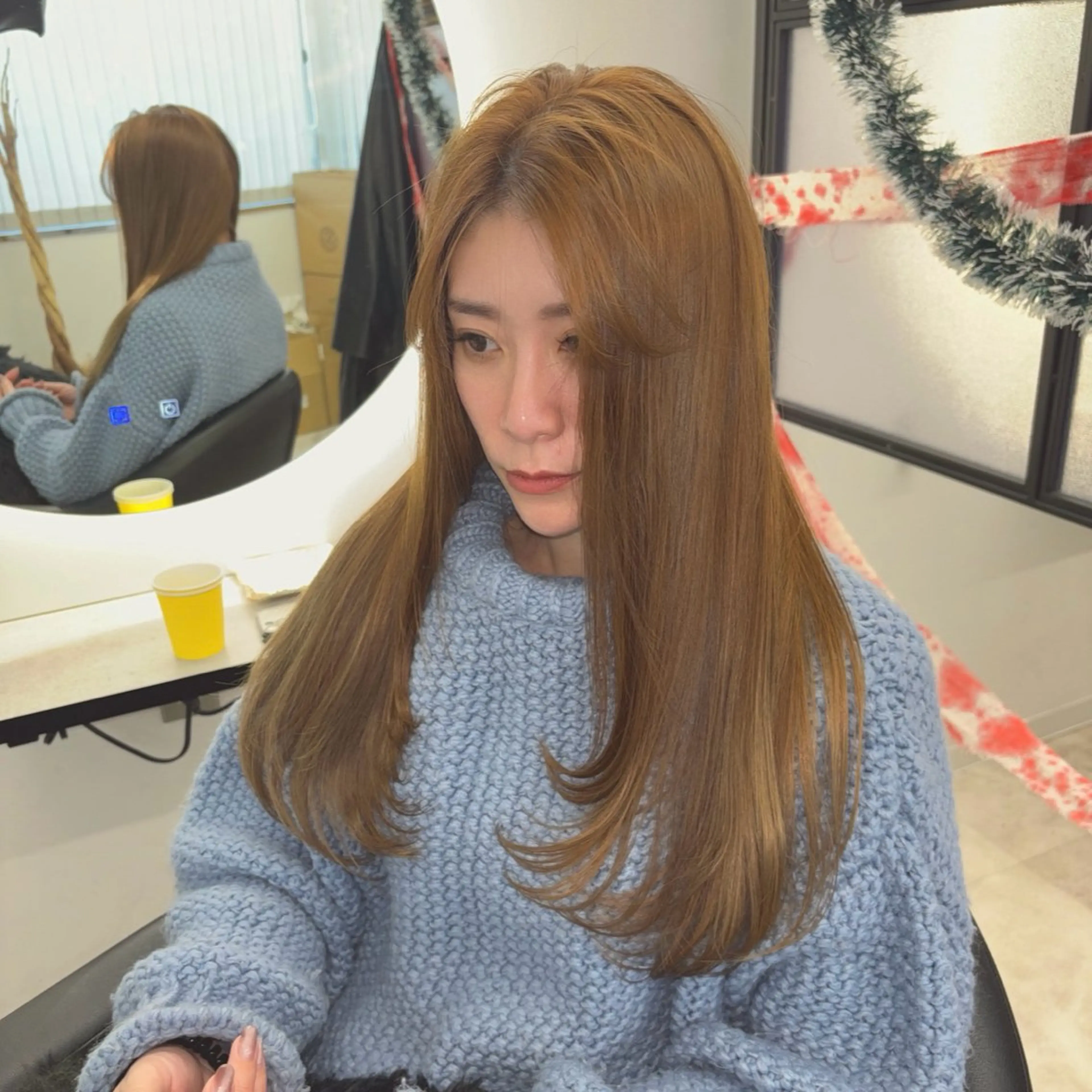 ロング カラー ヘアカラー Ren. 🦋デザインカラーのヘアスタイル