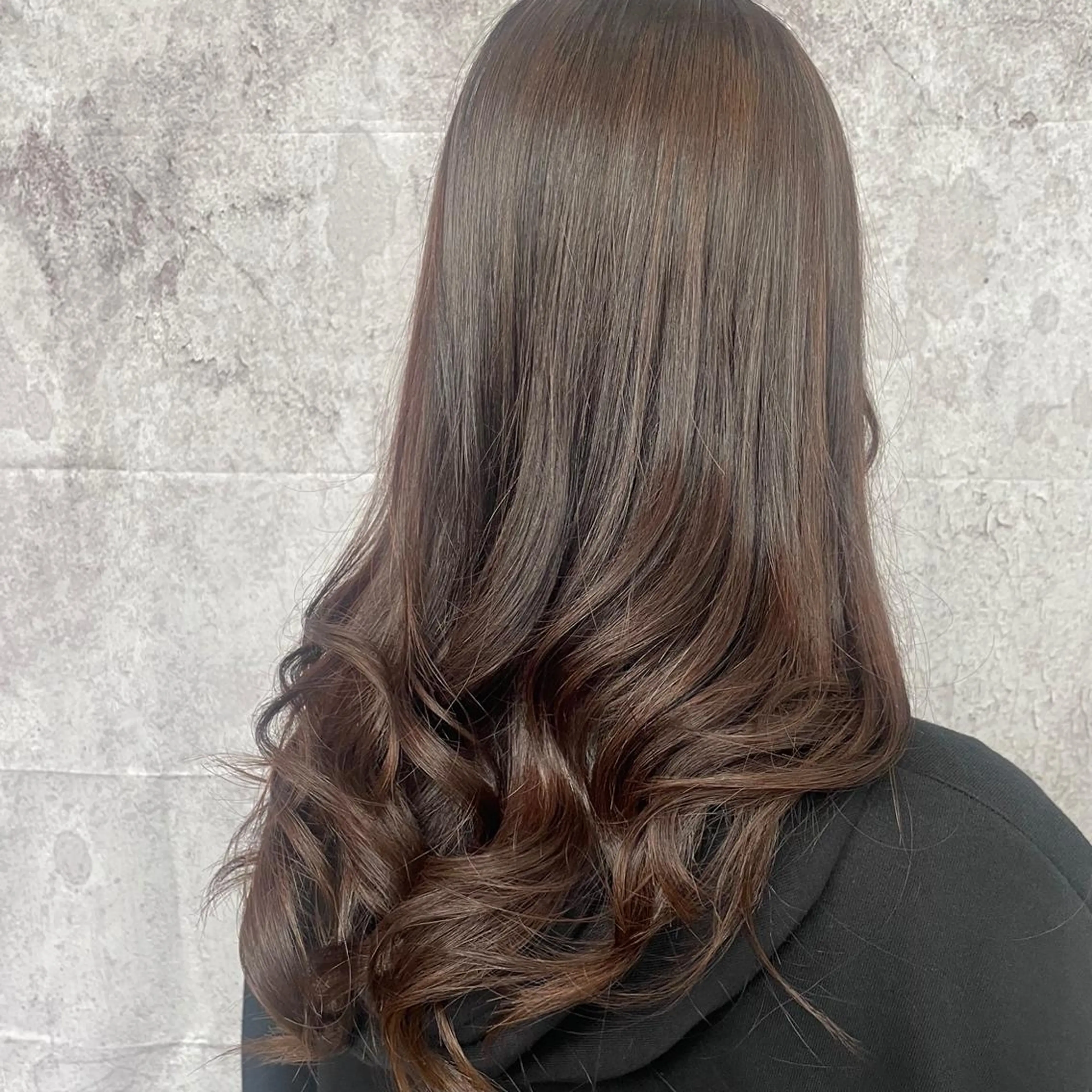 セミロング セミロングパーマ Arly所属・MARU🎀髪質改善 ×コテ巻き風パーマのヘアスタイル