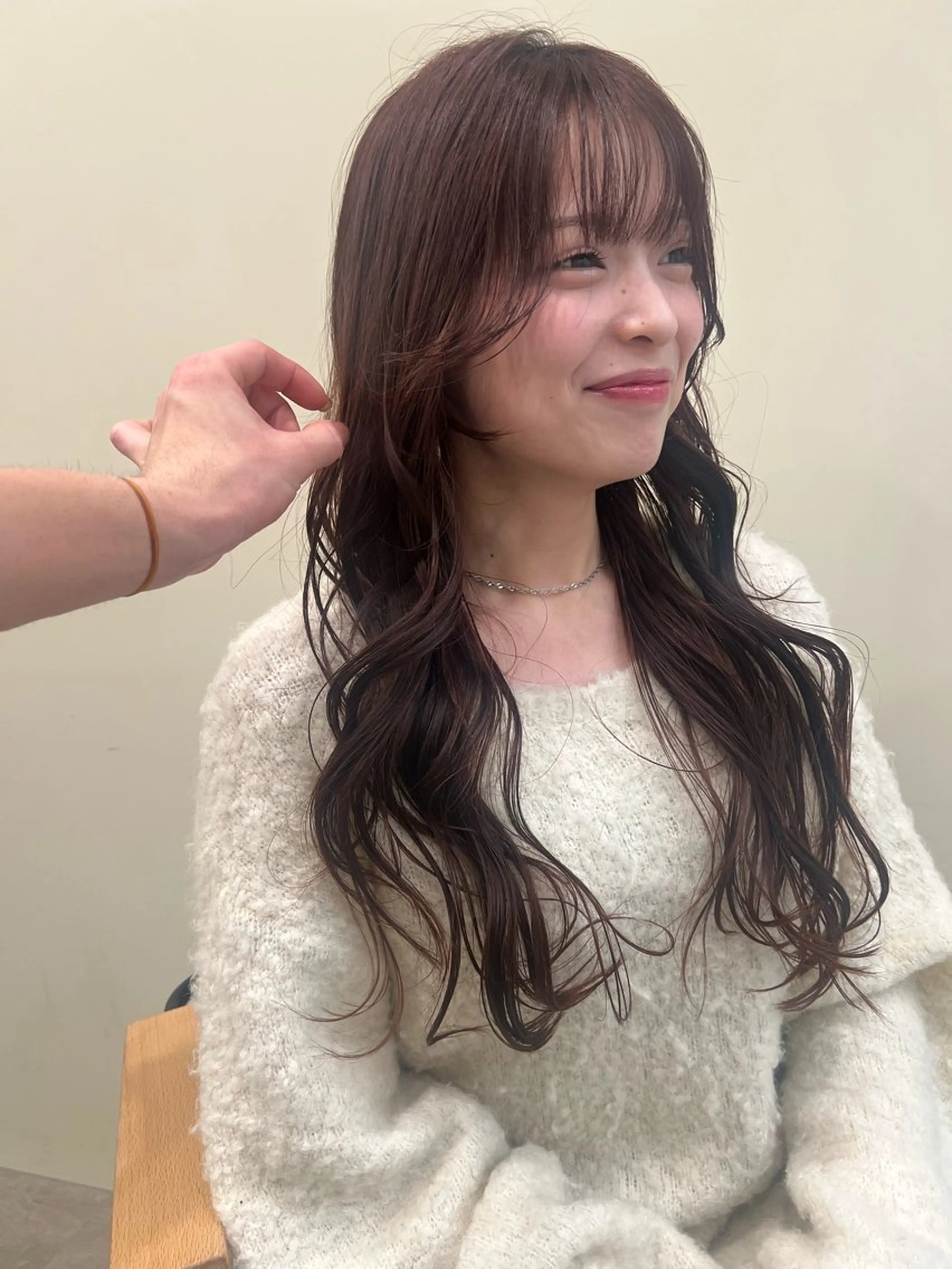 セミロング カラー ヘアカラー トリートメント tomu/天神大名/ 透明感カラー🐴のヘアスタイル