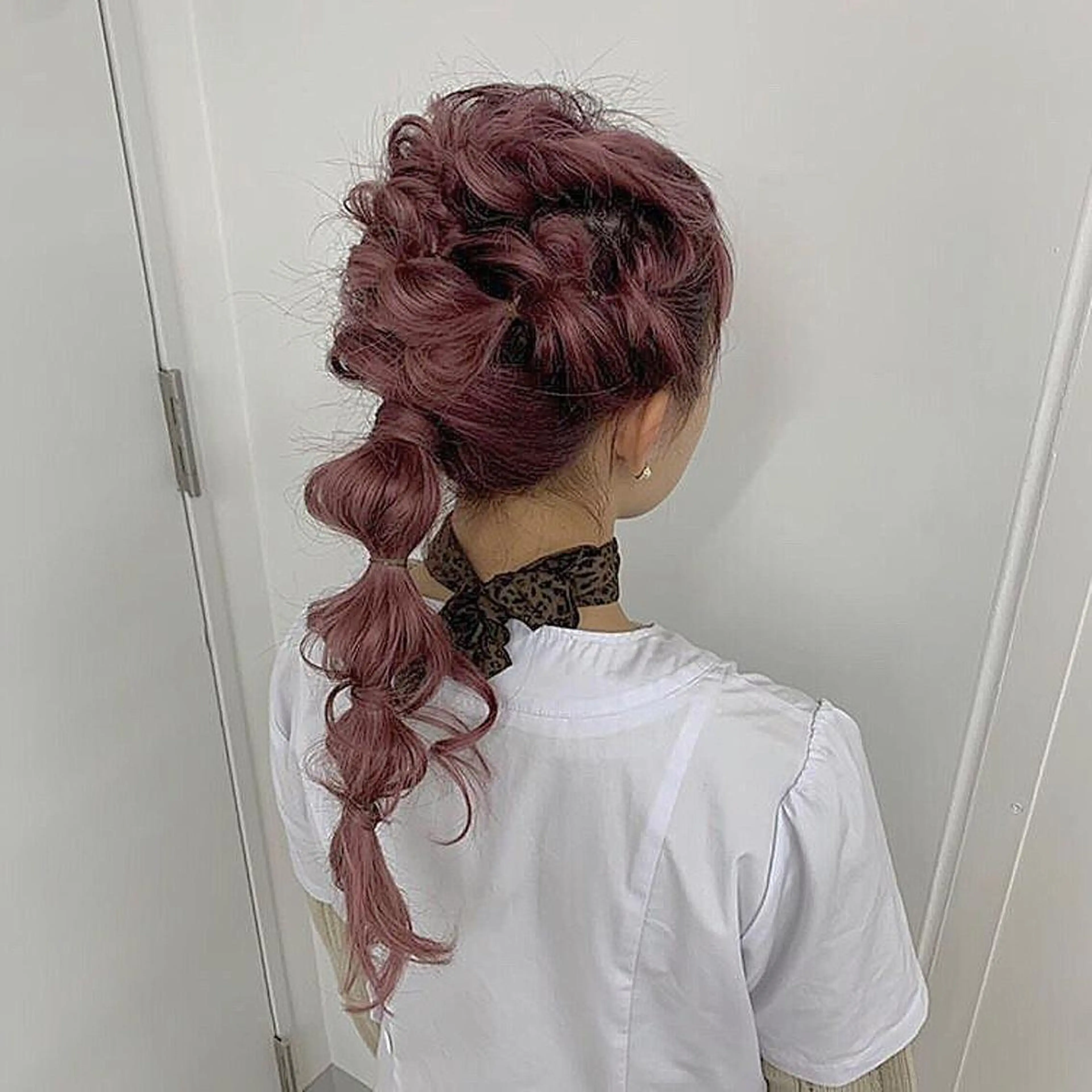 ロング 韓国風パーマ/ヘア セット/店長みづきのヘアスタイル