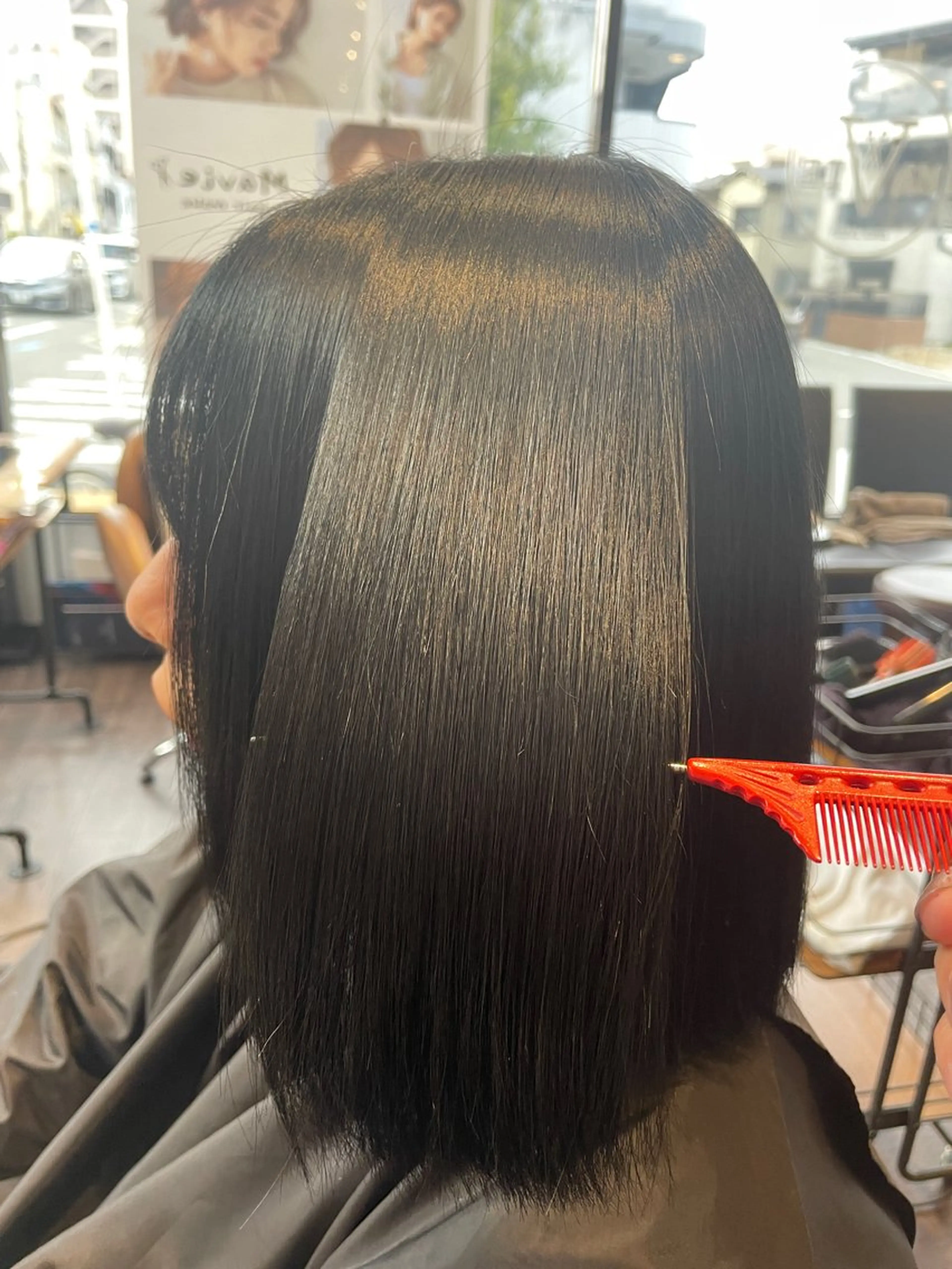 ショート ヘアカラー トリートメント Mavie hair所属・髪質改善×潤艶カラー ⭐️岡田崇彰のヘアスタイル