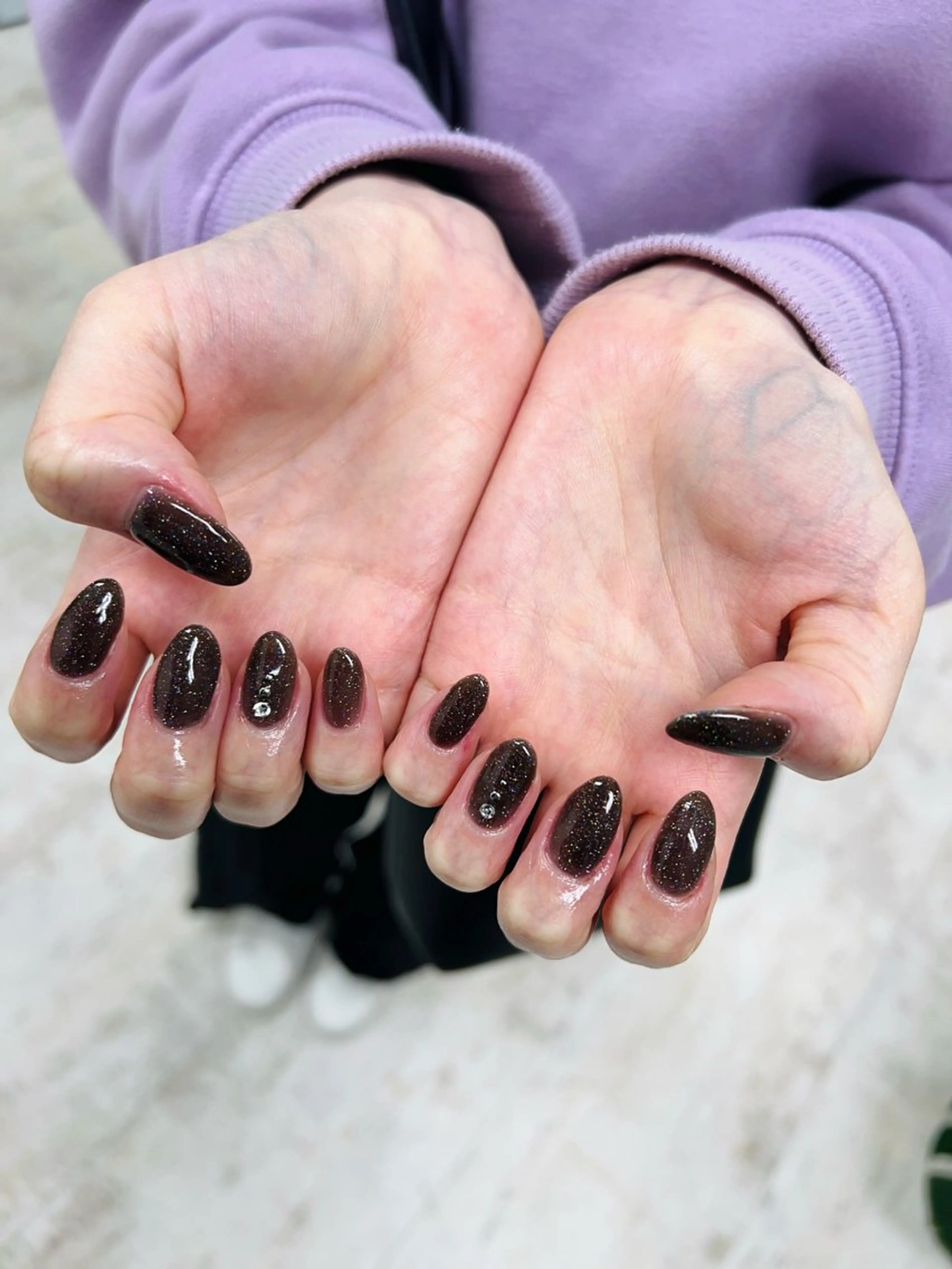 ネイル ワンカラーネイル マハロネイルサロン横浜店所属・吉田 里菜のネイルデザイン