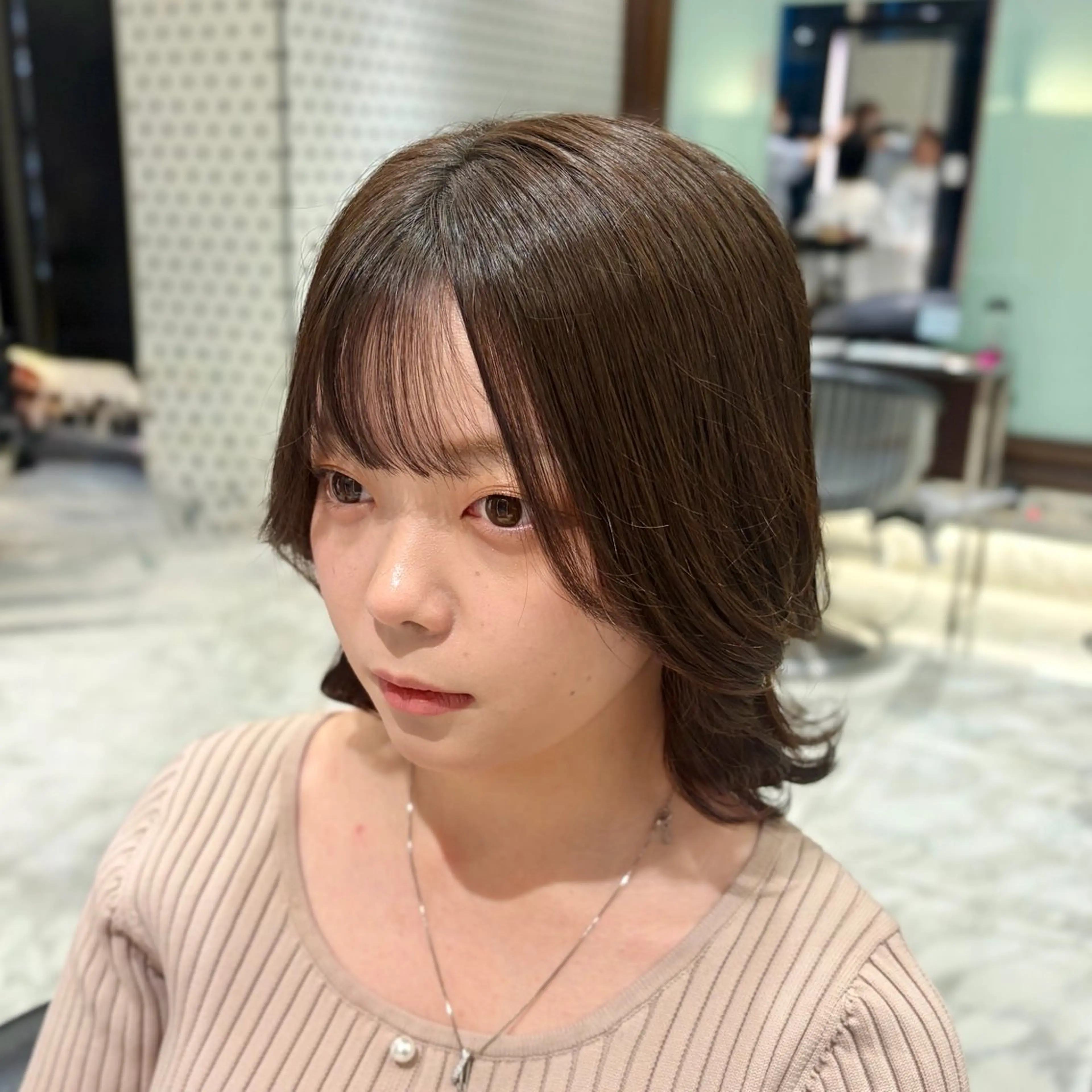 ミディアム パーマ ミディアムパーマ ボブ デジタルパーマ カット パーマ 🌸銀座No.1パー マ🌸いでいあやのヘアスタイル