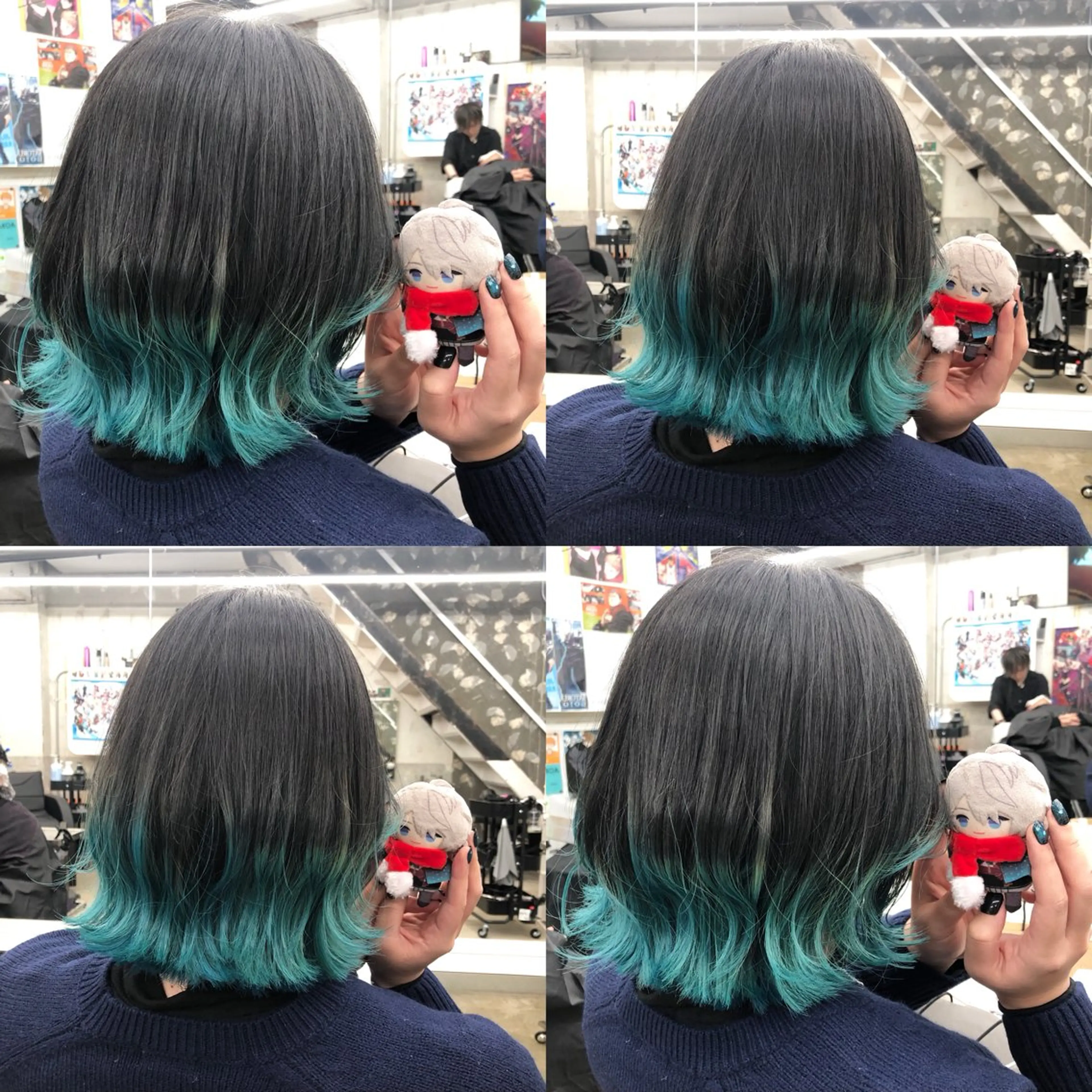 ショート カラー ブリーチ 推しカラー✨ オタク美容師ユウカのヘアスタイル