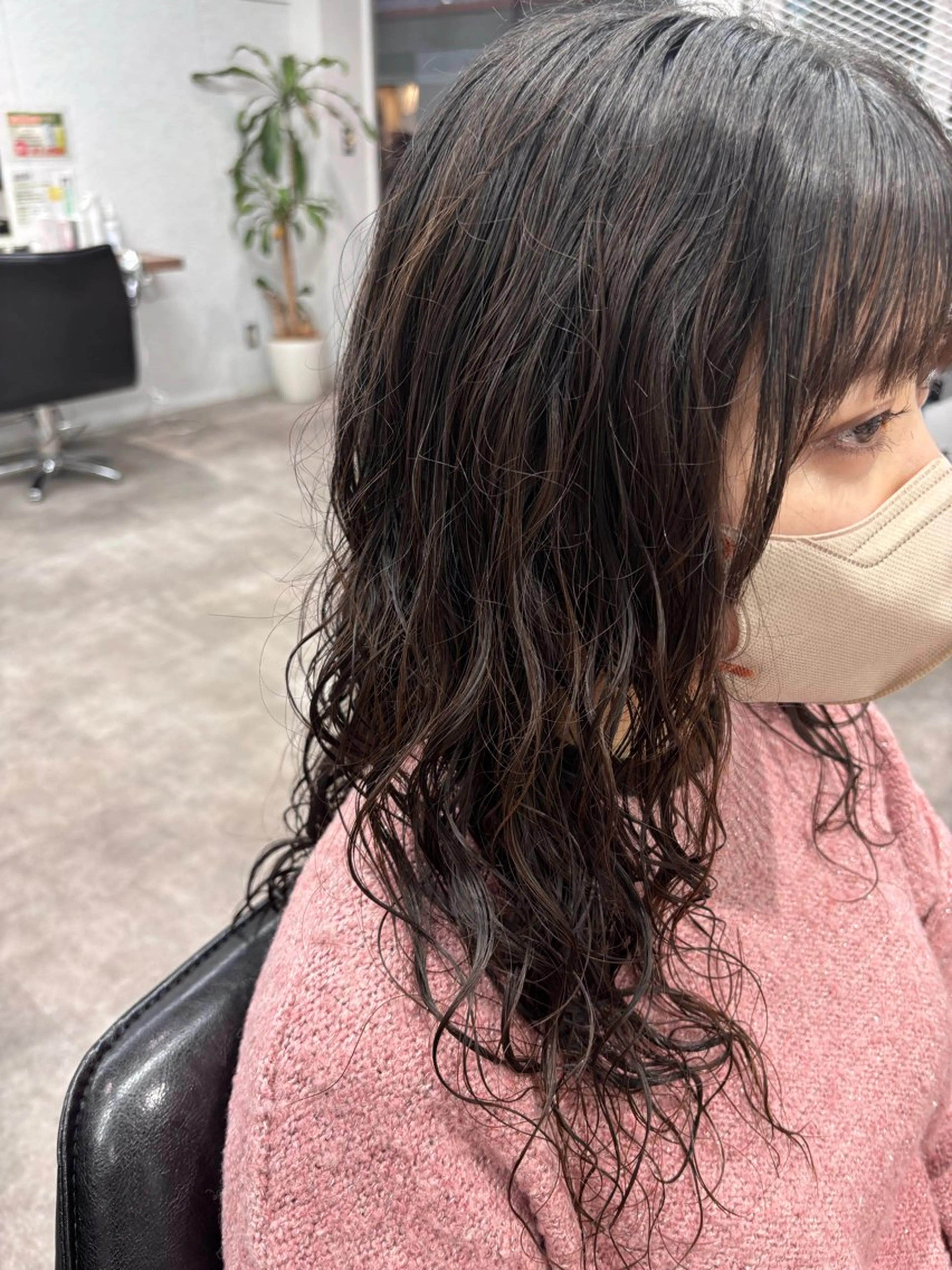 ロング パーマ スパイラルパーマ カット パーマ ボブ/透明感カラー/ 髪質改善/🌙/ルナのヘアスタイル