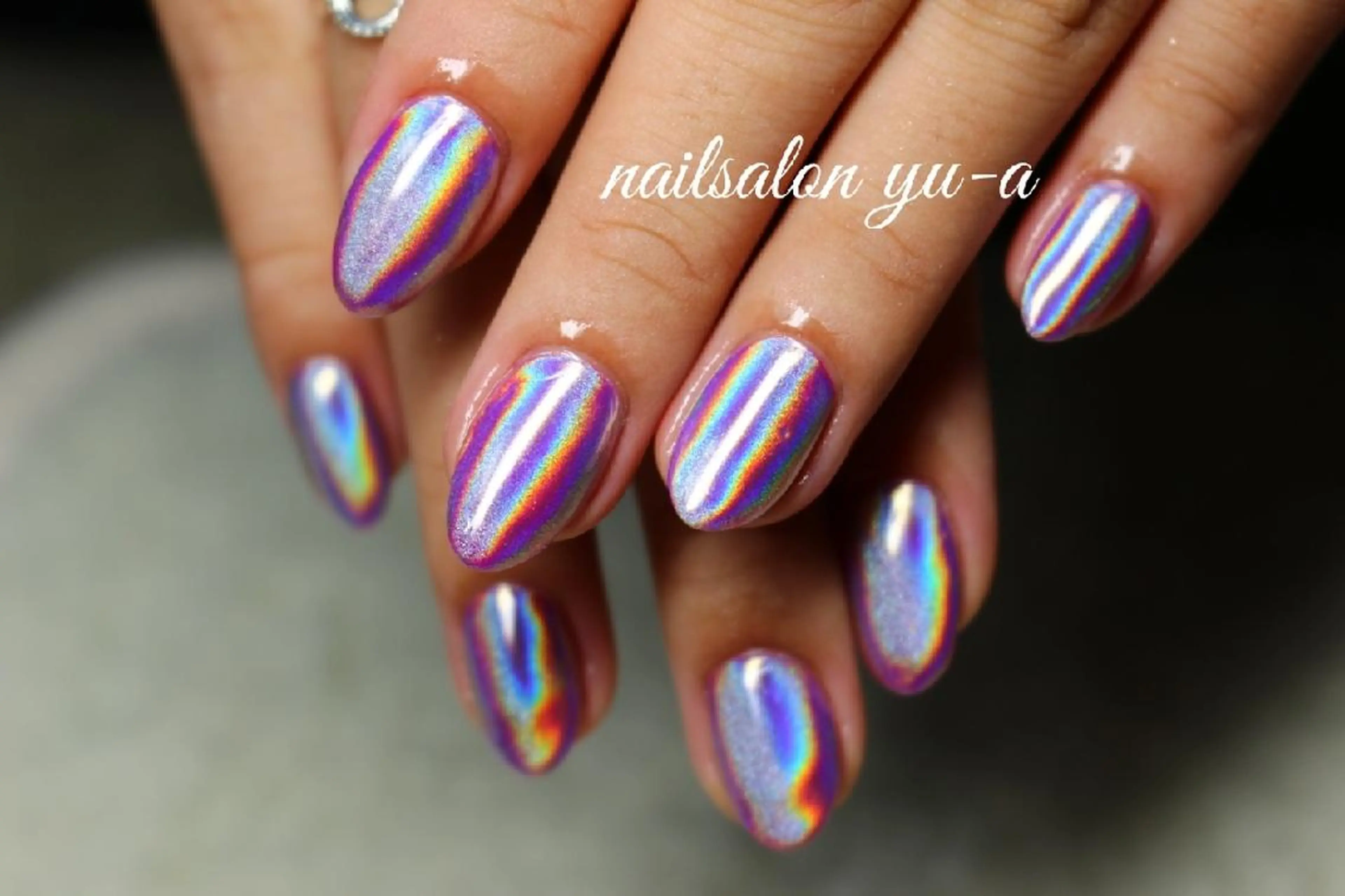初回オフ無料★ユニコーンorミラーネイル10本の写真
