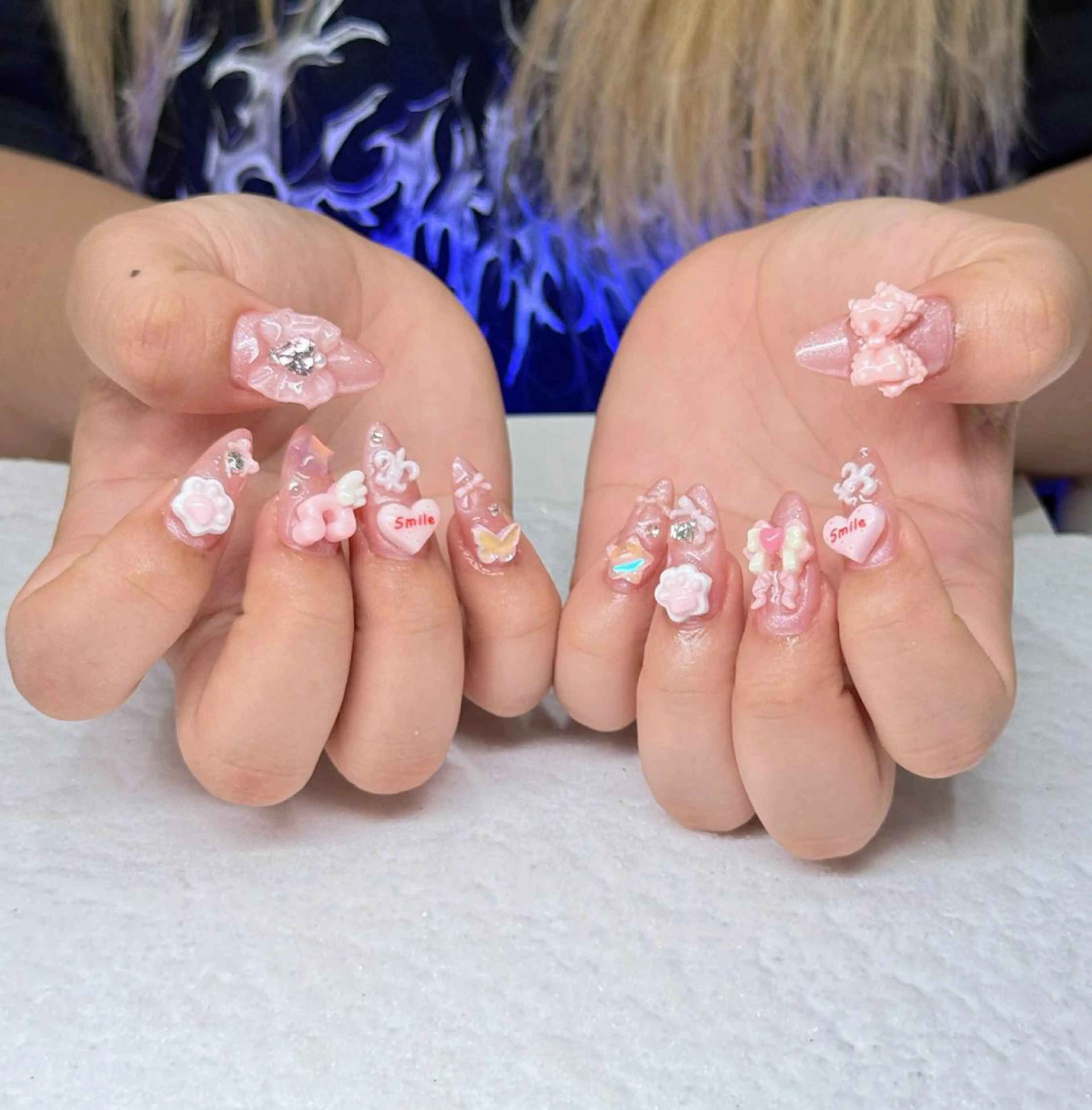 🧧新年おすすめ・当店No.1【チップ長さ出し】 + ワンカラー & パーツ放題¥12500→¥11000 (オフ選択)の写真