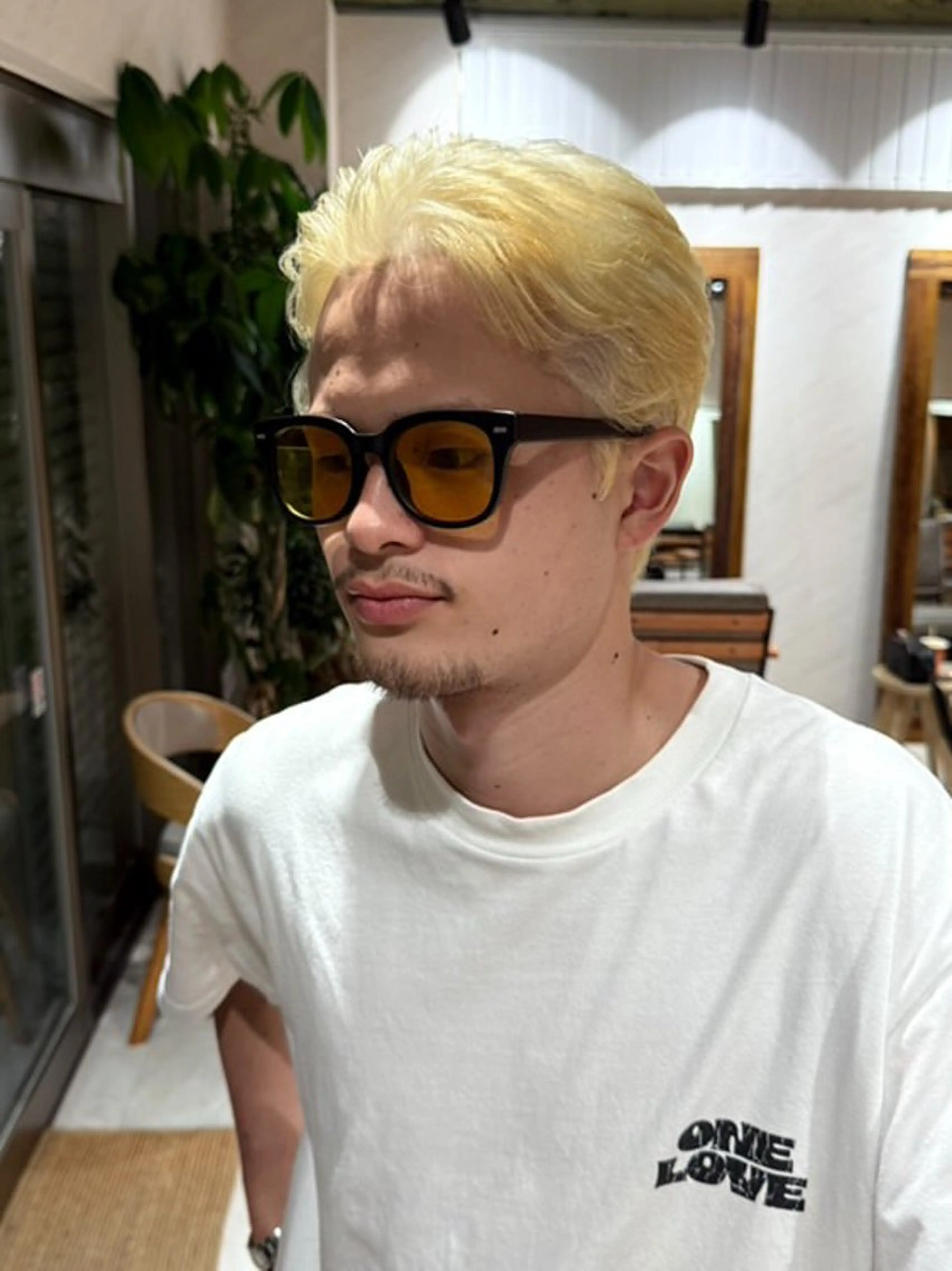 ショート カラー メンズ 抜きっぱなしブロンド ブロンド ヘアカラー 🌼似合わせカラー / Misaki🌼のヘアスタイル