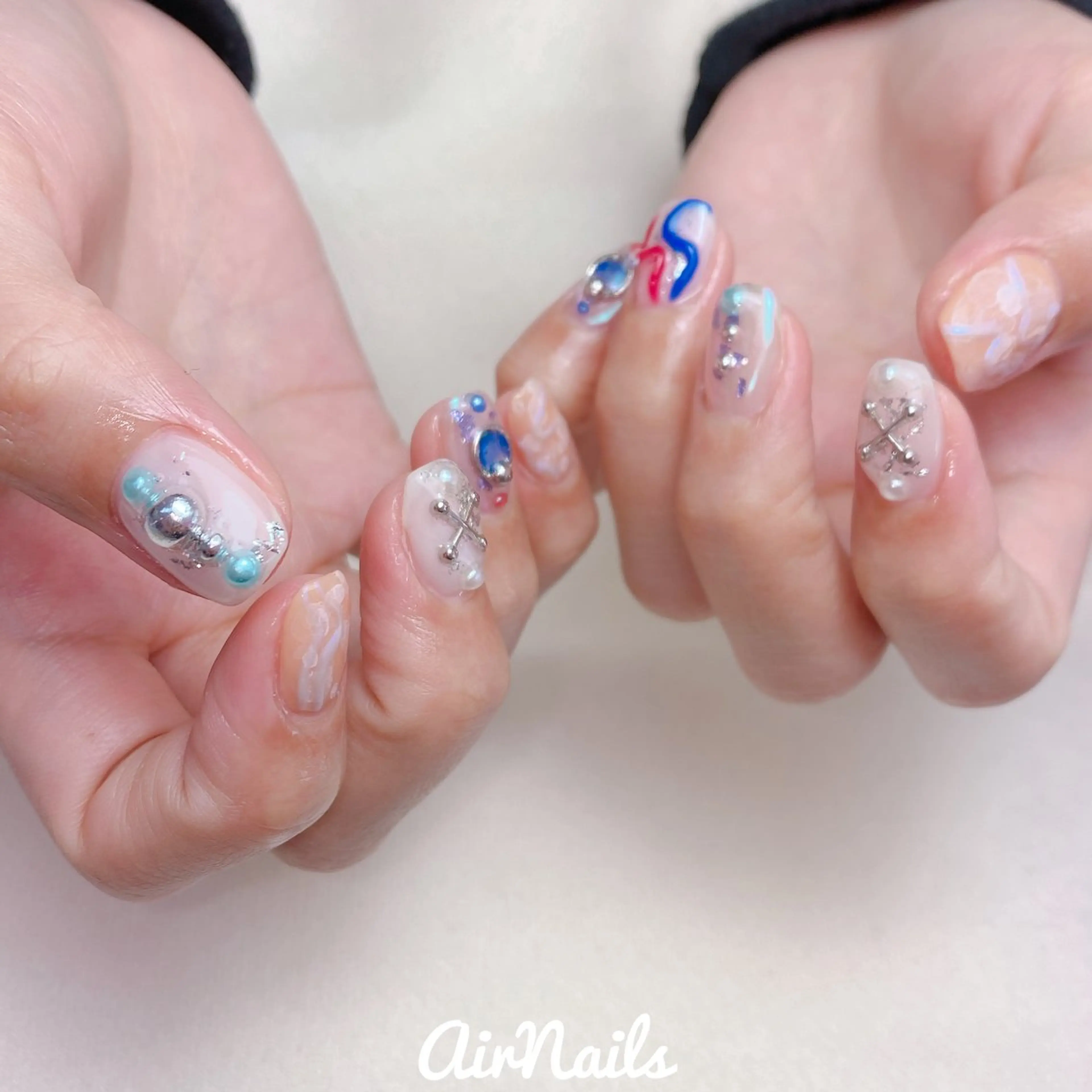 ネイル ハンドネイル フットネイル ♡ airnails ♡のネイルデザイン