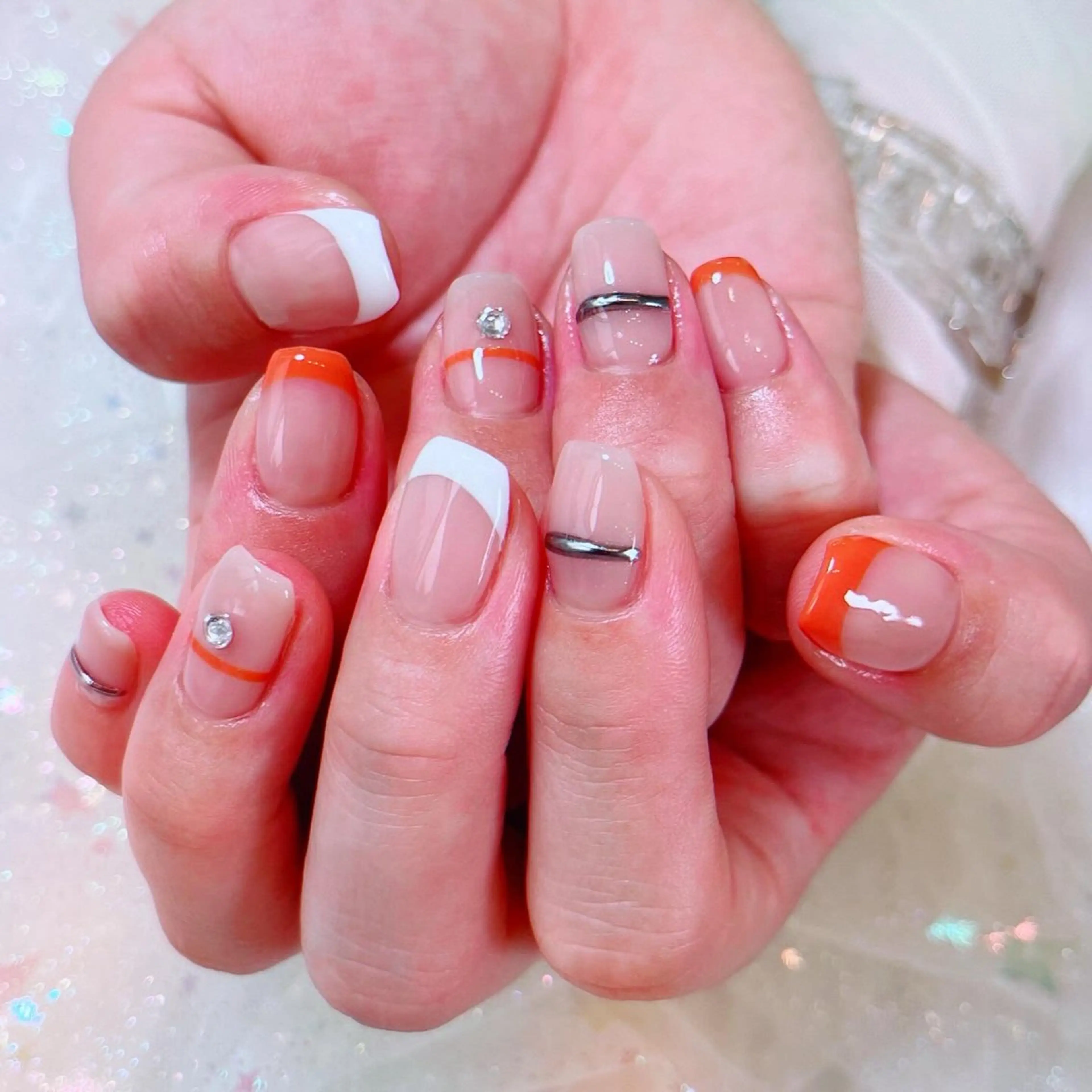 ネイル アートネイル フレンチネイル ハンドネイル ruirui.naildesign所属・RUI ☆のネイルデザイン