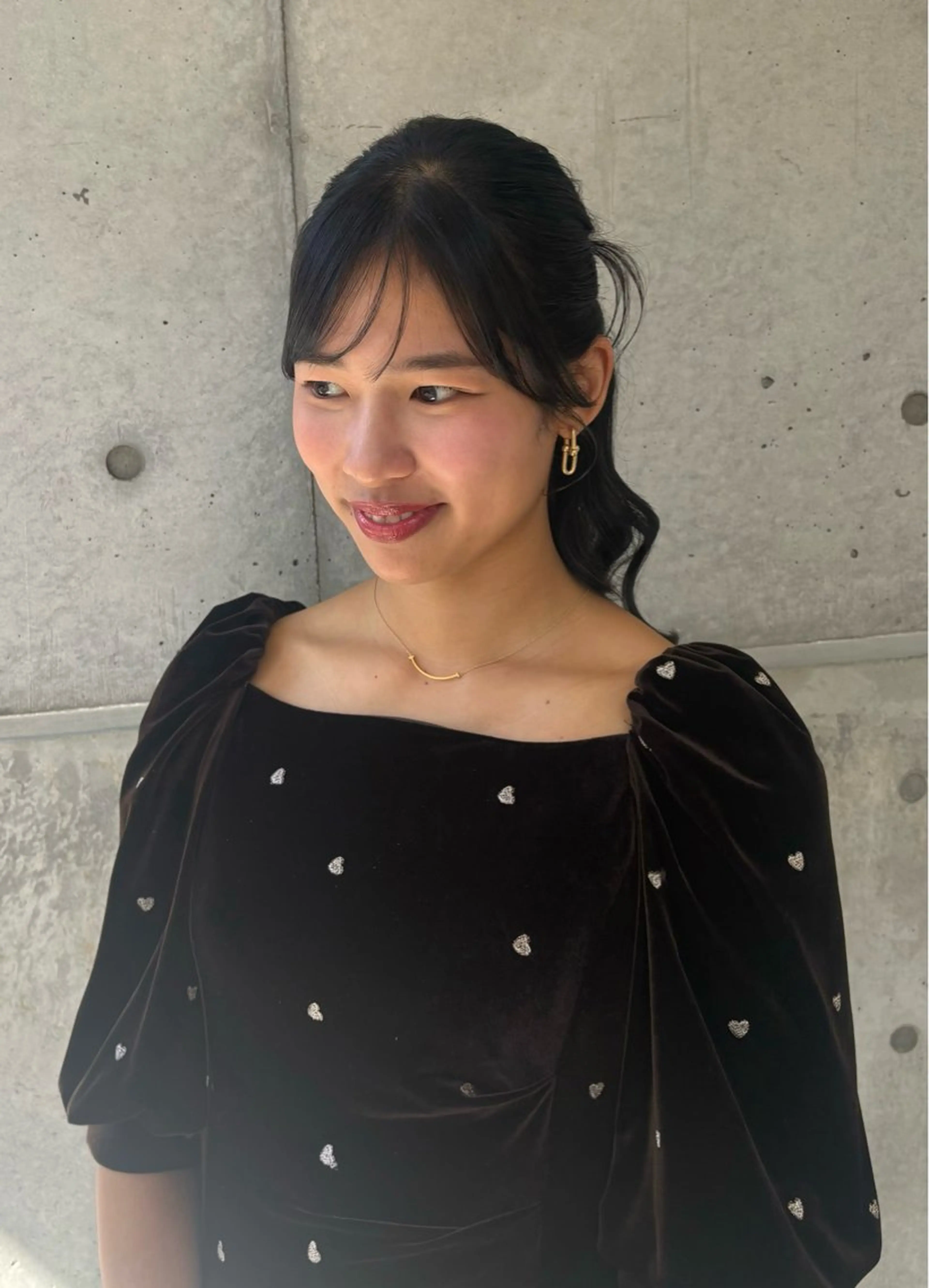 ミディアム ヘアアレンジ ヘアセット les baladins du miroir所属・🍃YURI 🍃のヘアスタイル