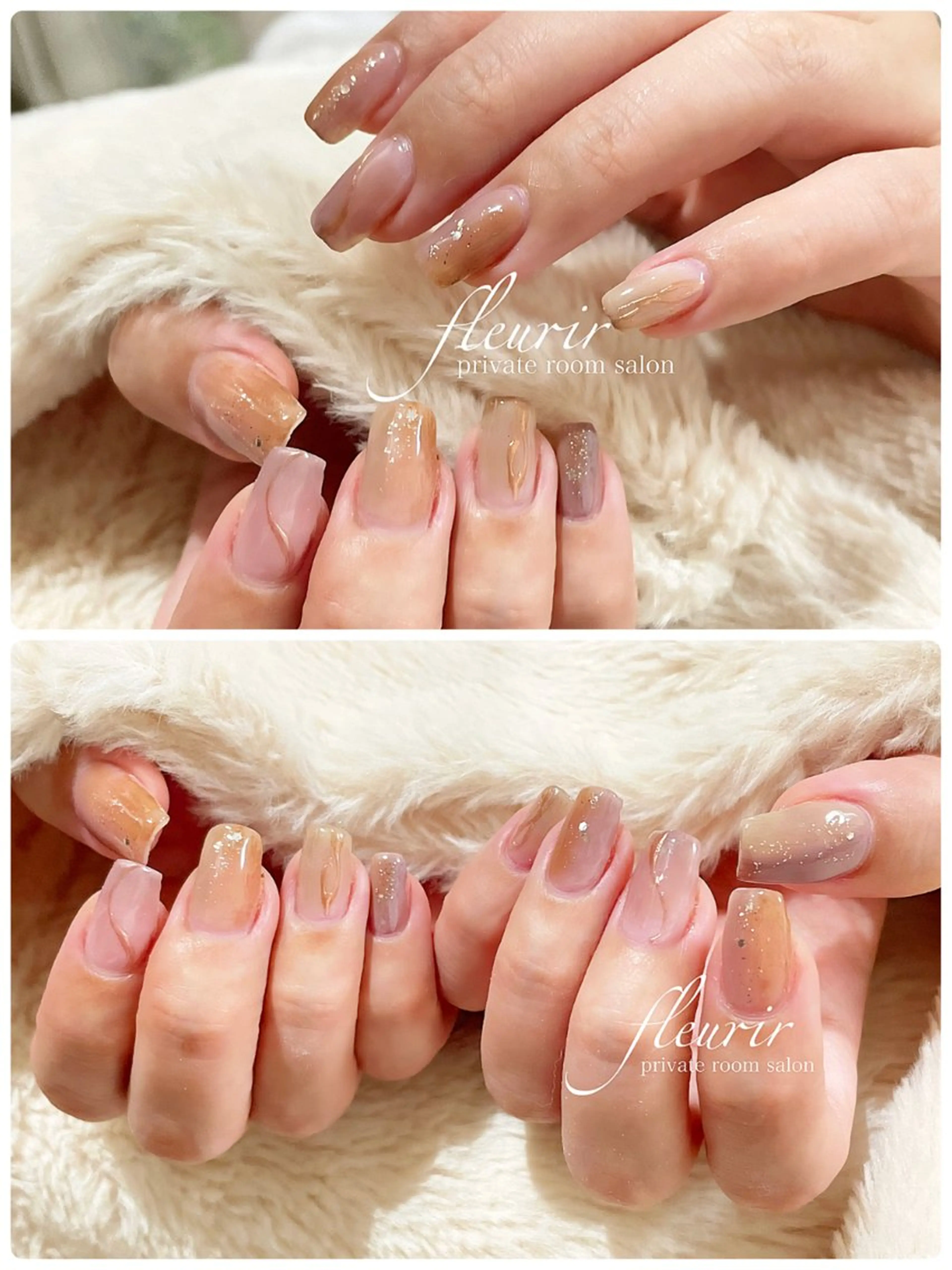 ネイル フルリール 【プライベートサロンのネイルデザイン