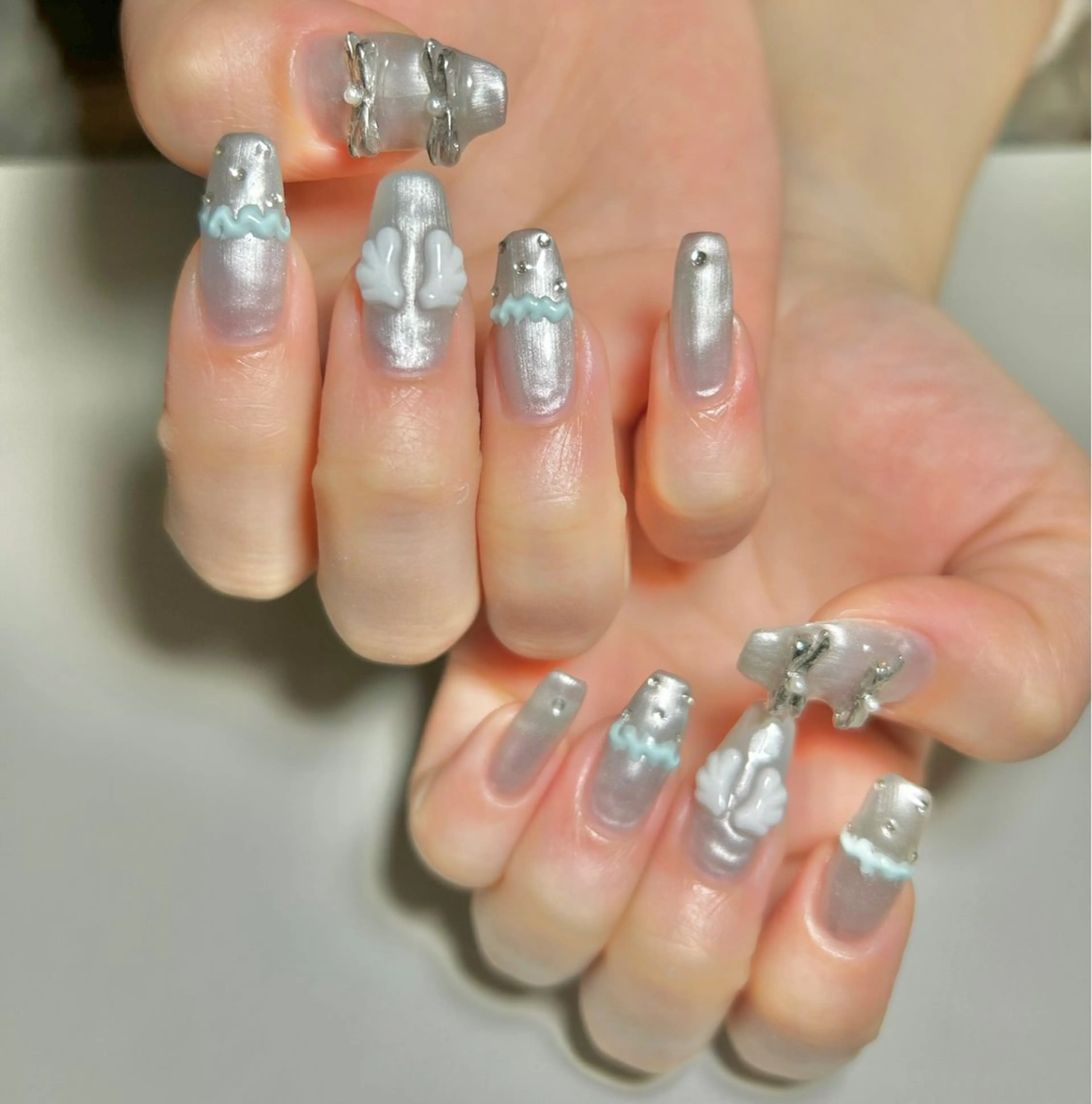 ネイル ハンドネイル Liennail 持込デザインやり放題のネイルデザイン