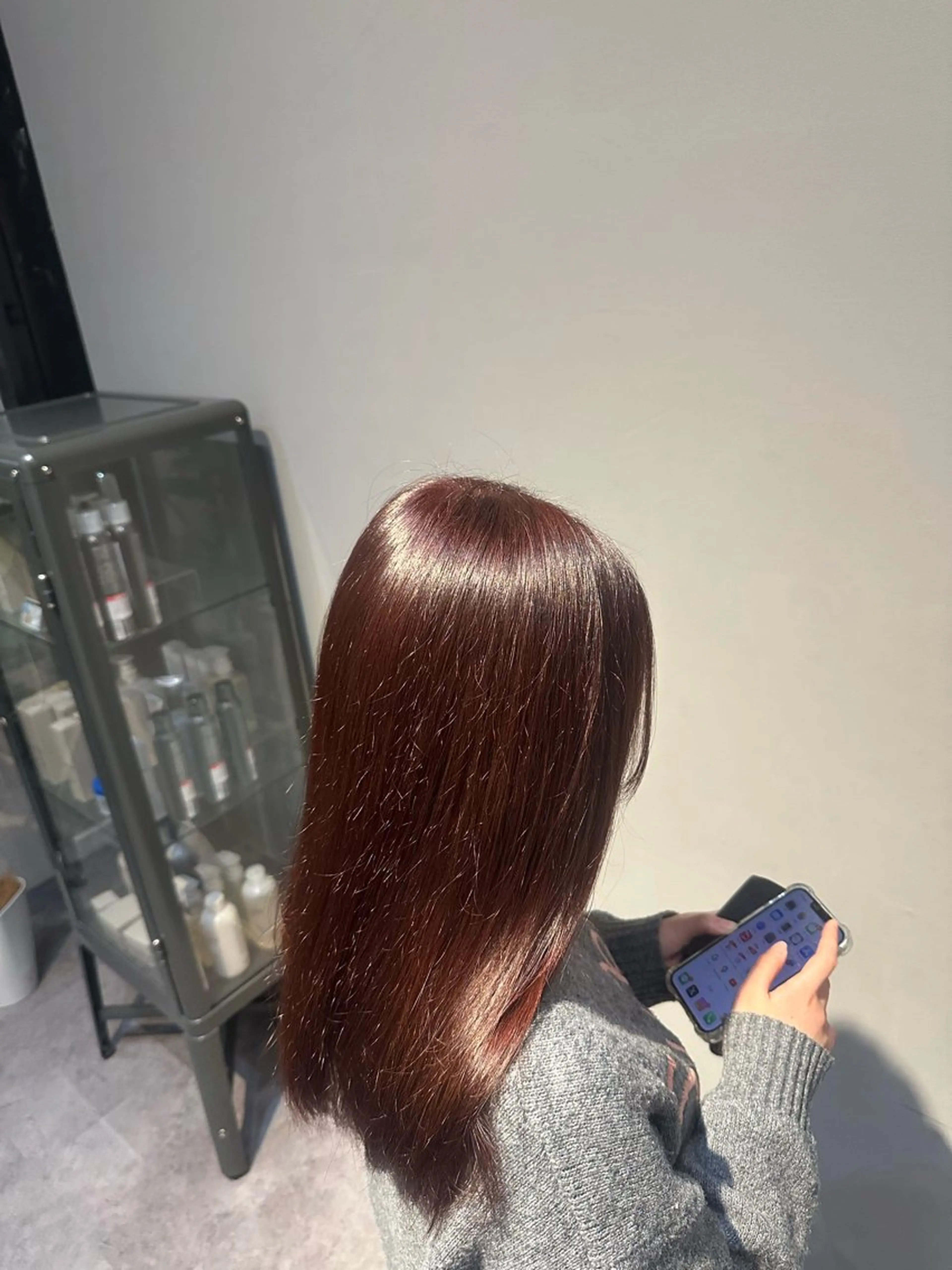 ロング ヘアカラー Agu まゆかのヘアスタイル