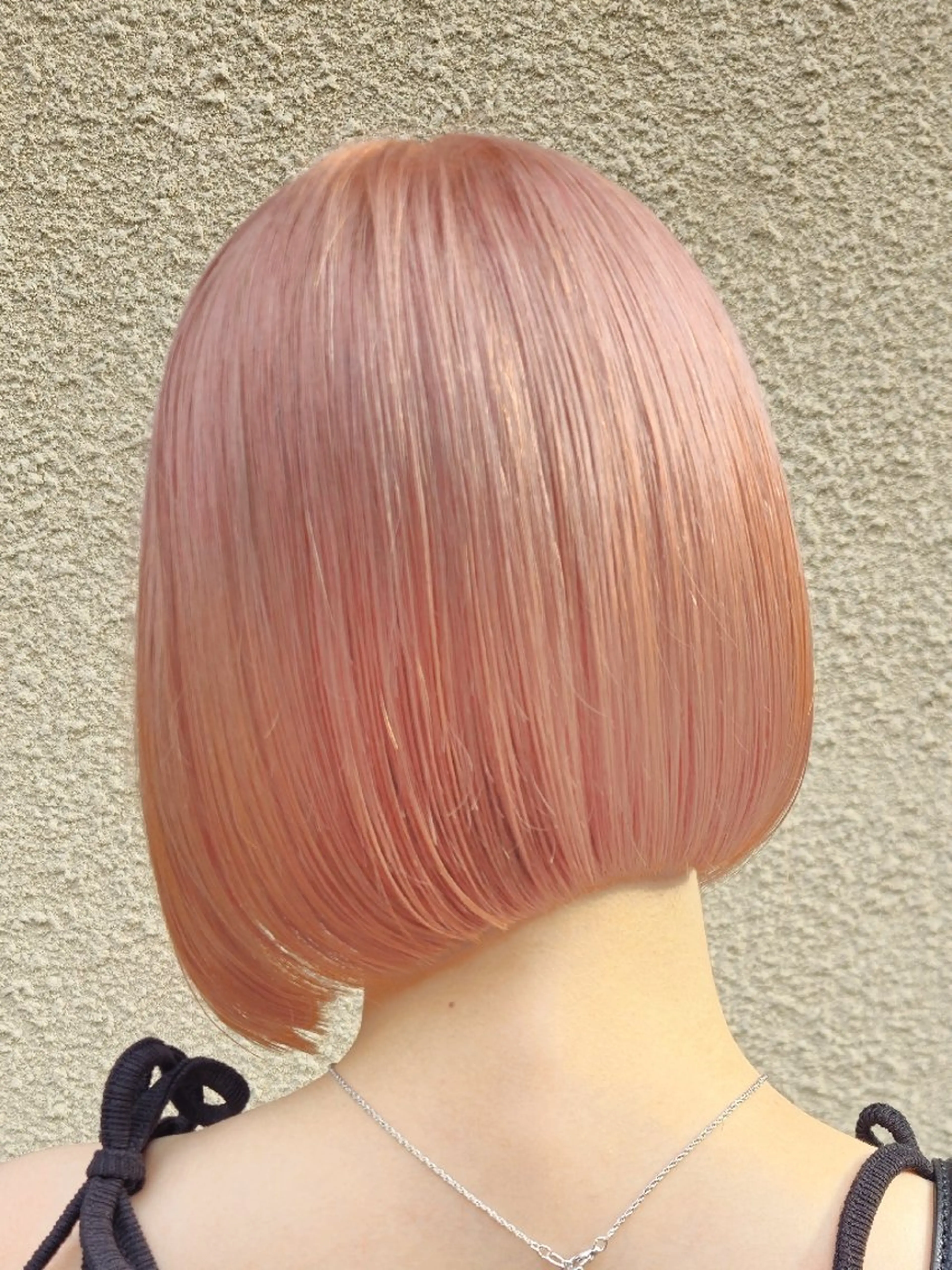 ミディアム カラー ベージュカラー 透明感カラー ピンクカラー ボブ カット ヘアカラー トリートメント ill 天神大名所属・YOKUTO ボブ透明感カラー特化のヘアスタイル