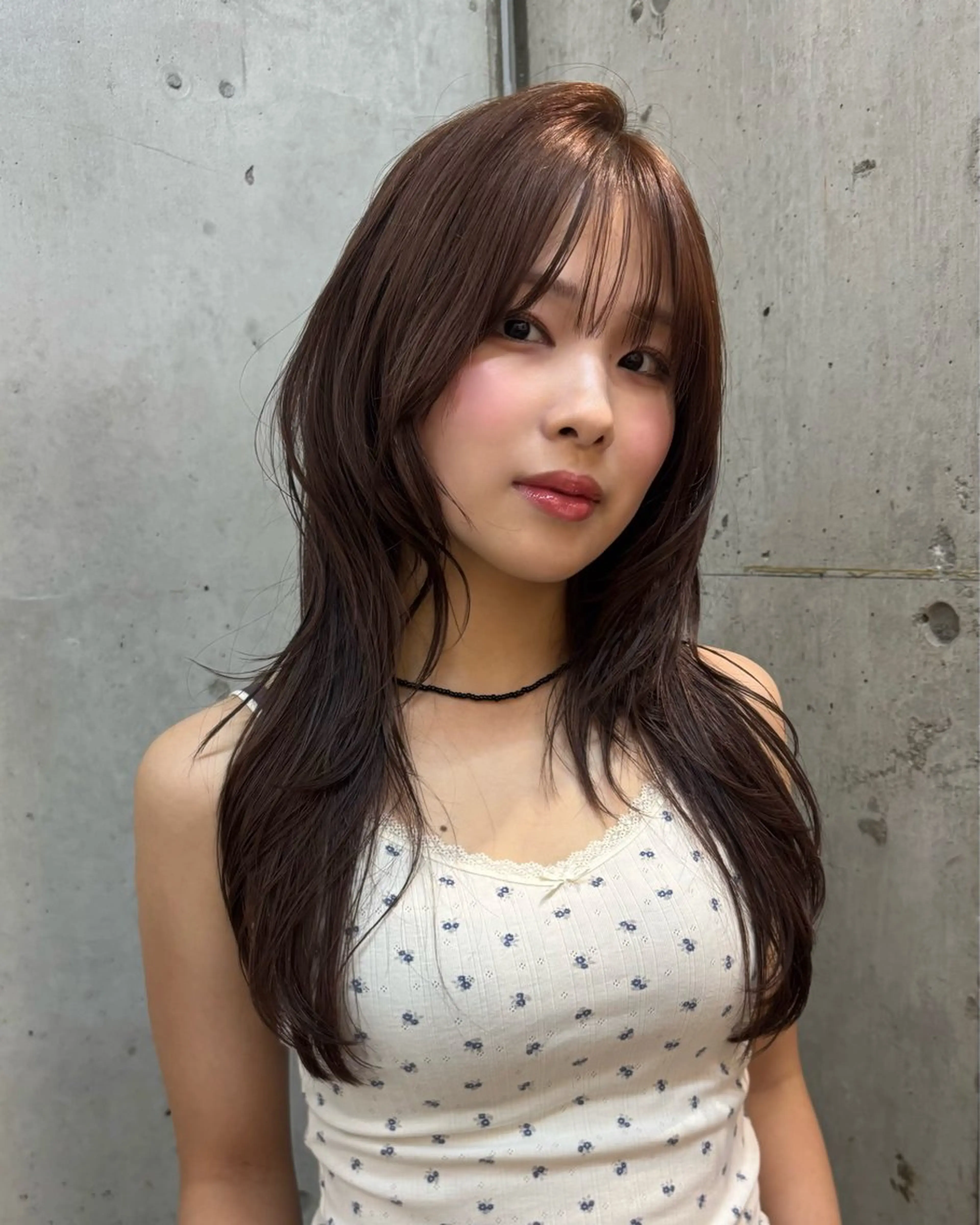 ロング カラー ココロ♩カラー/ ブリーチ  大名のヘアスタイル