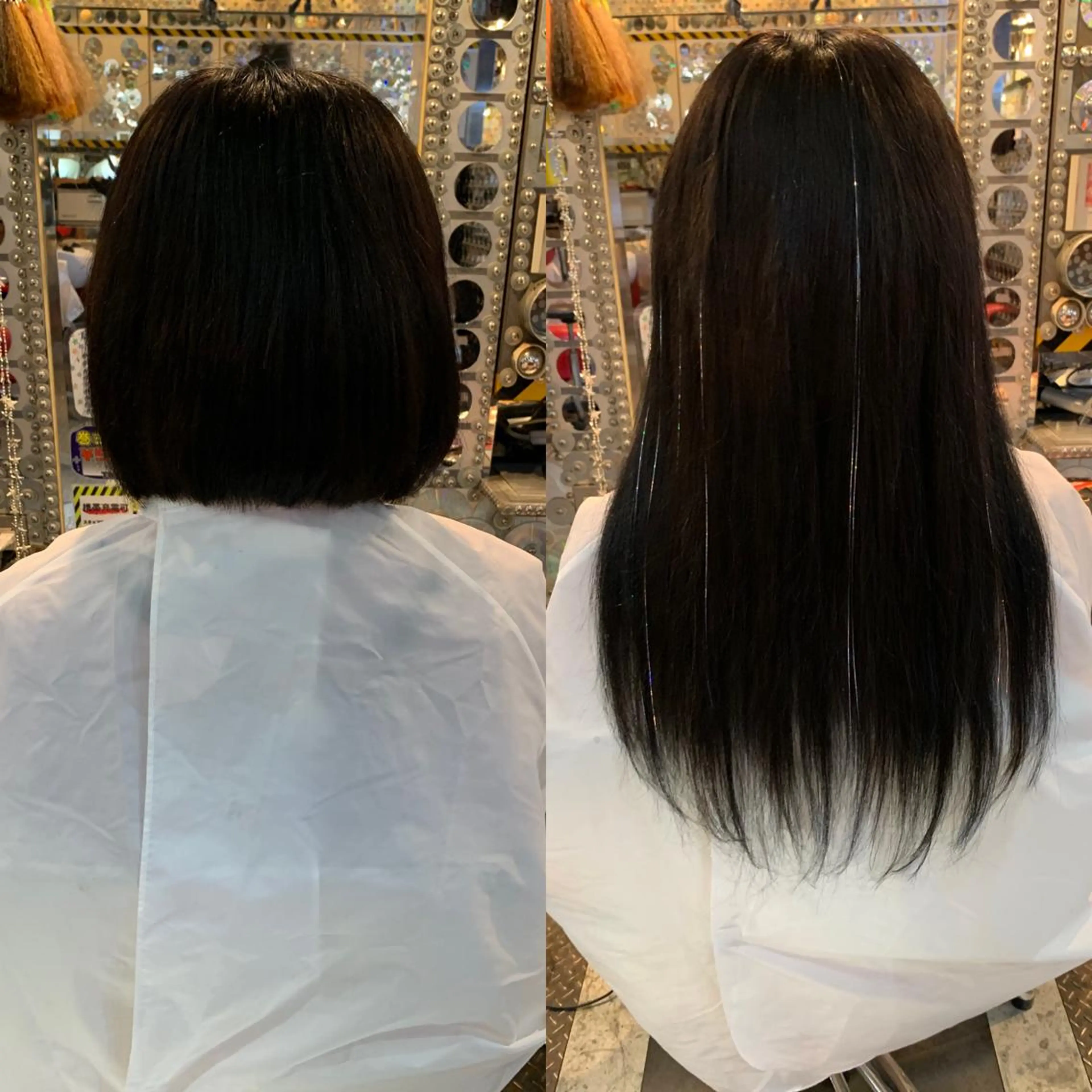 ロング カラー ヘアアレンジ エクステ ロング haco+所属・🌈派手髪エクステ ブレイズ🌈ひろとのヘアスタイル