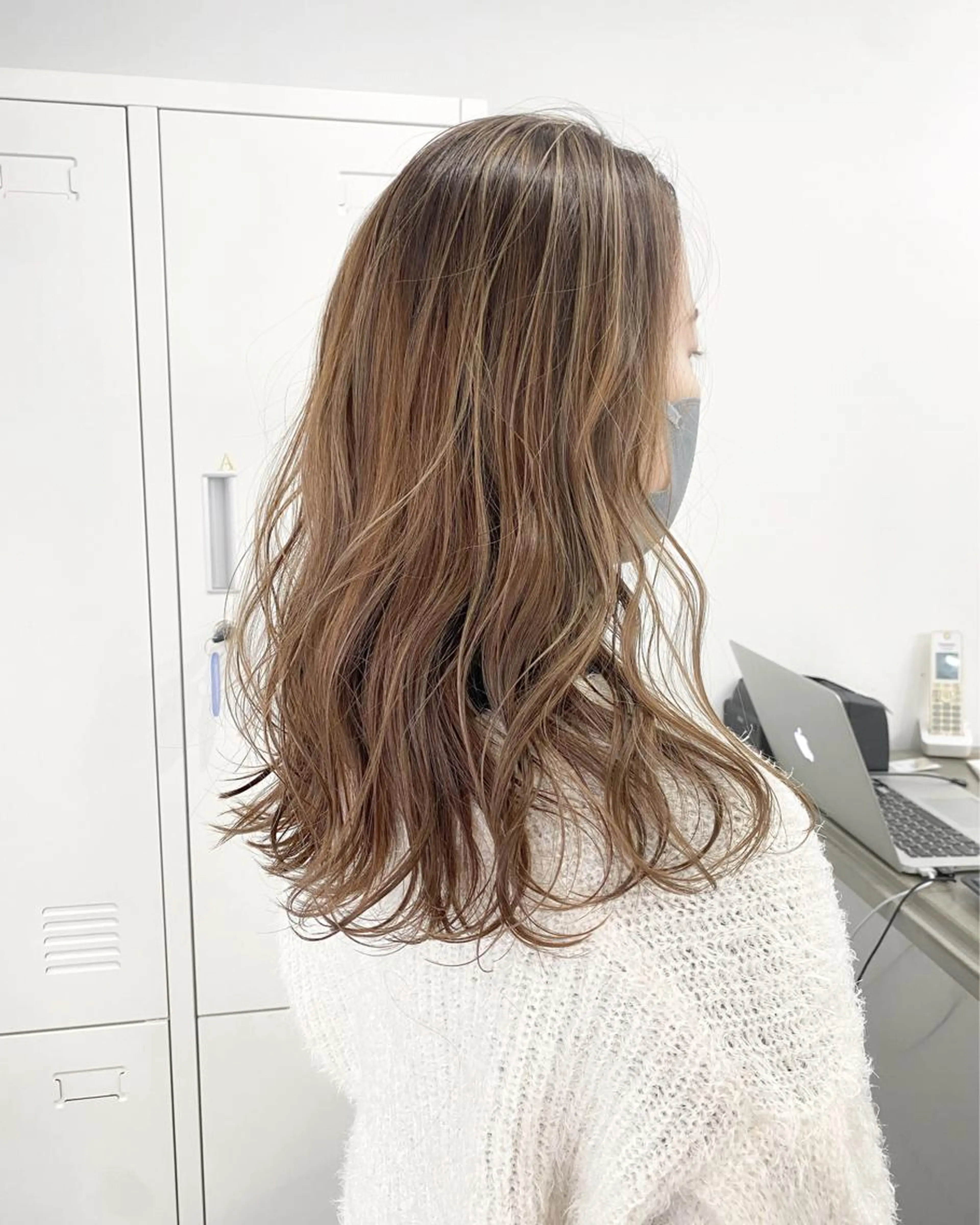 【オーダーメイドハイライト✨】デザイン3Dハイライト+全体カラー+3Stepトリートメントの写真