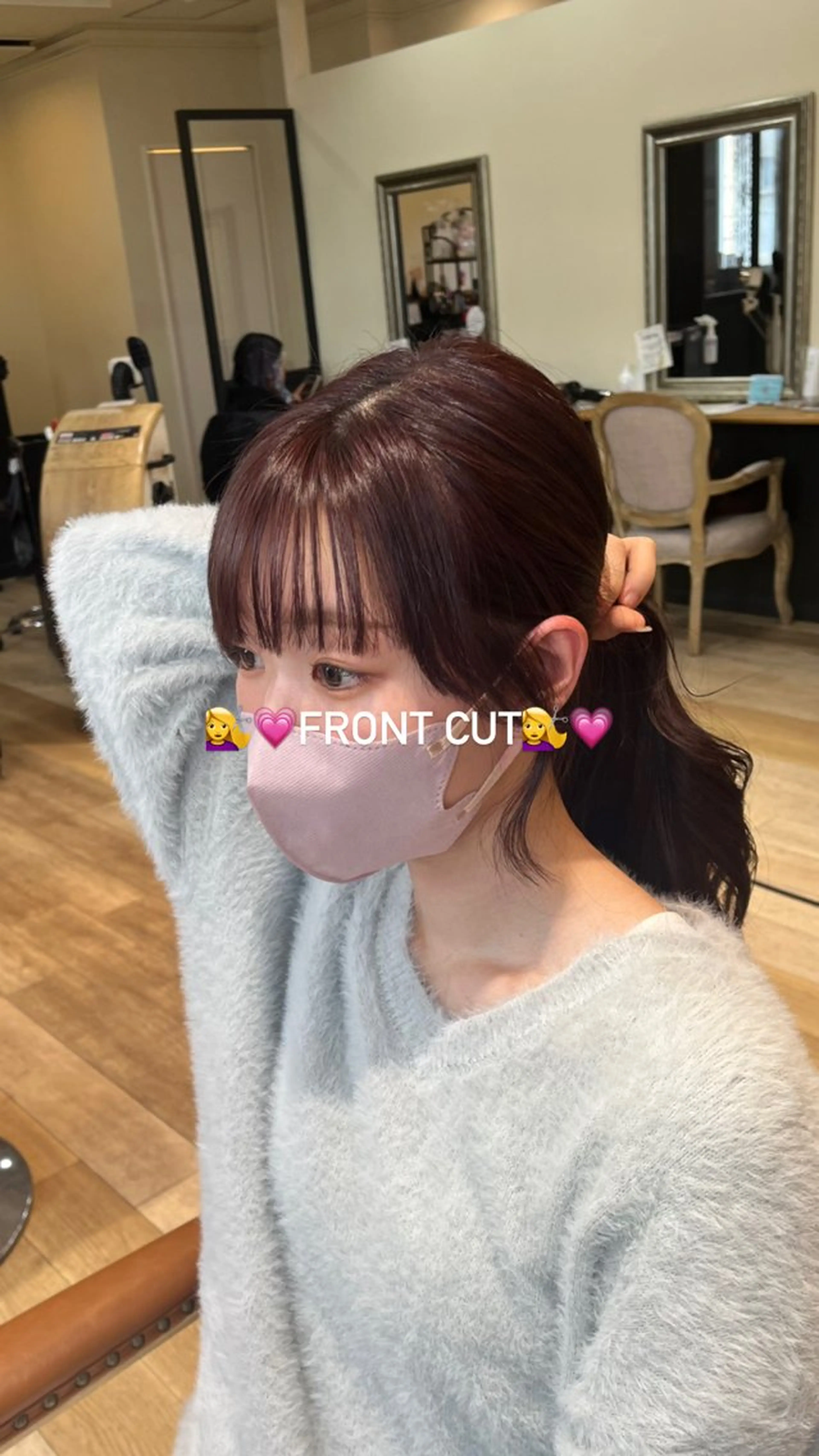 ロング カラー KOKORO 中村 朱里のヘアスタイル