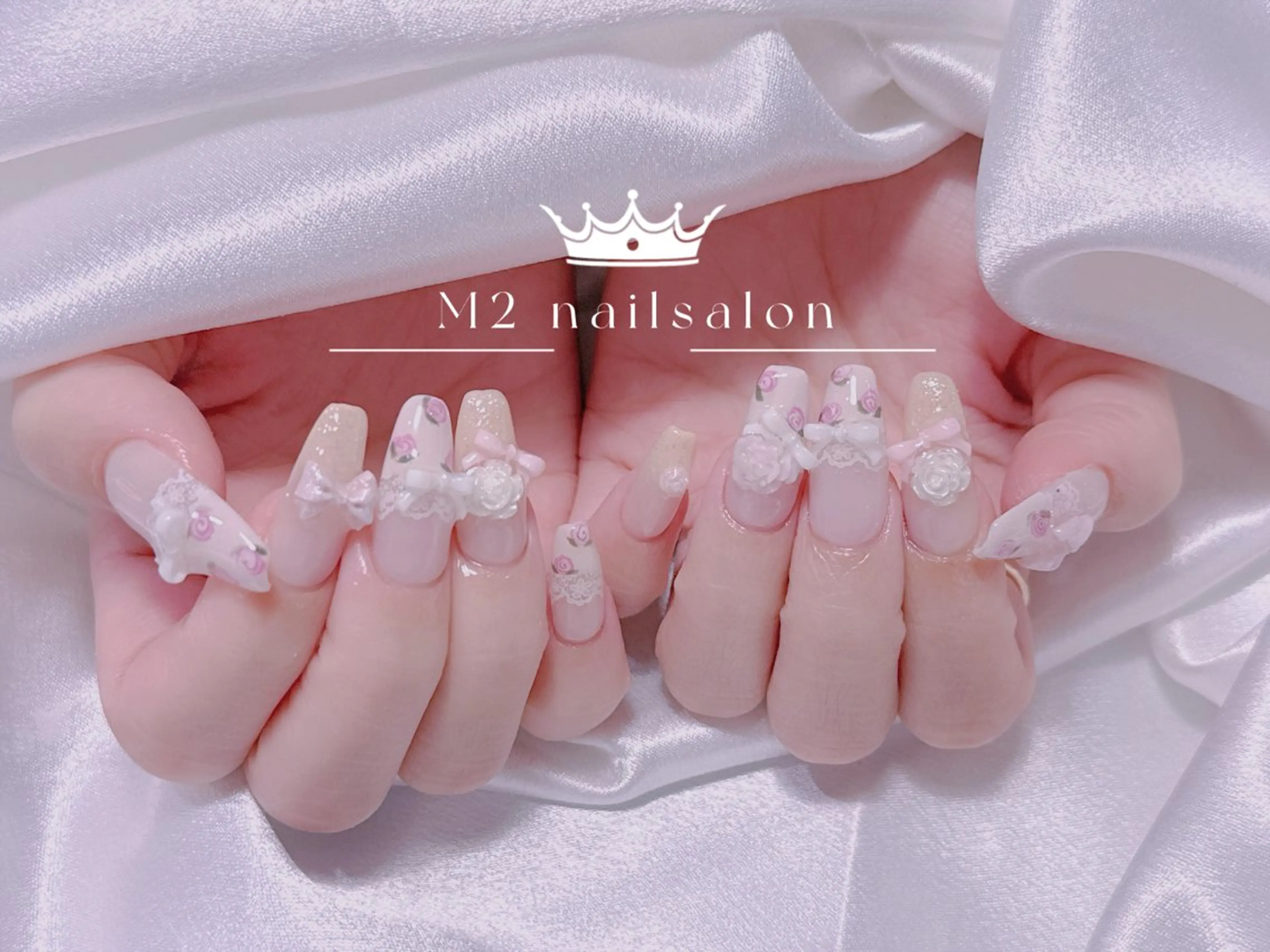 ネイル ハンドネイル 長さだし専門店 M2　rikaのネイルデザイン
