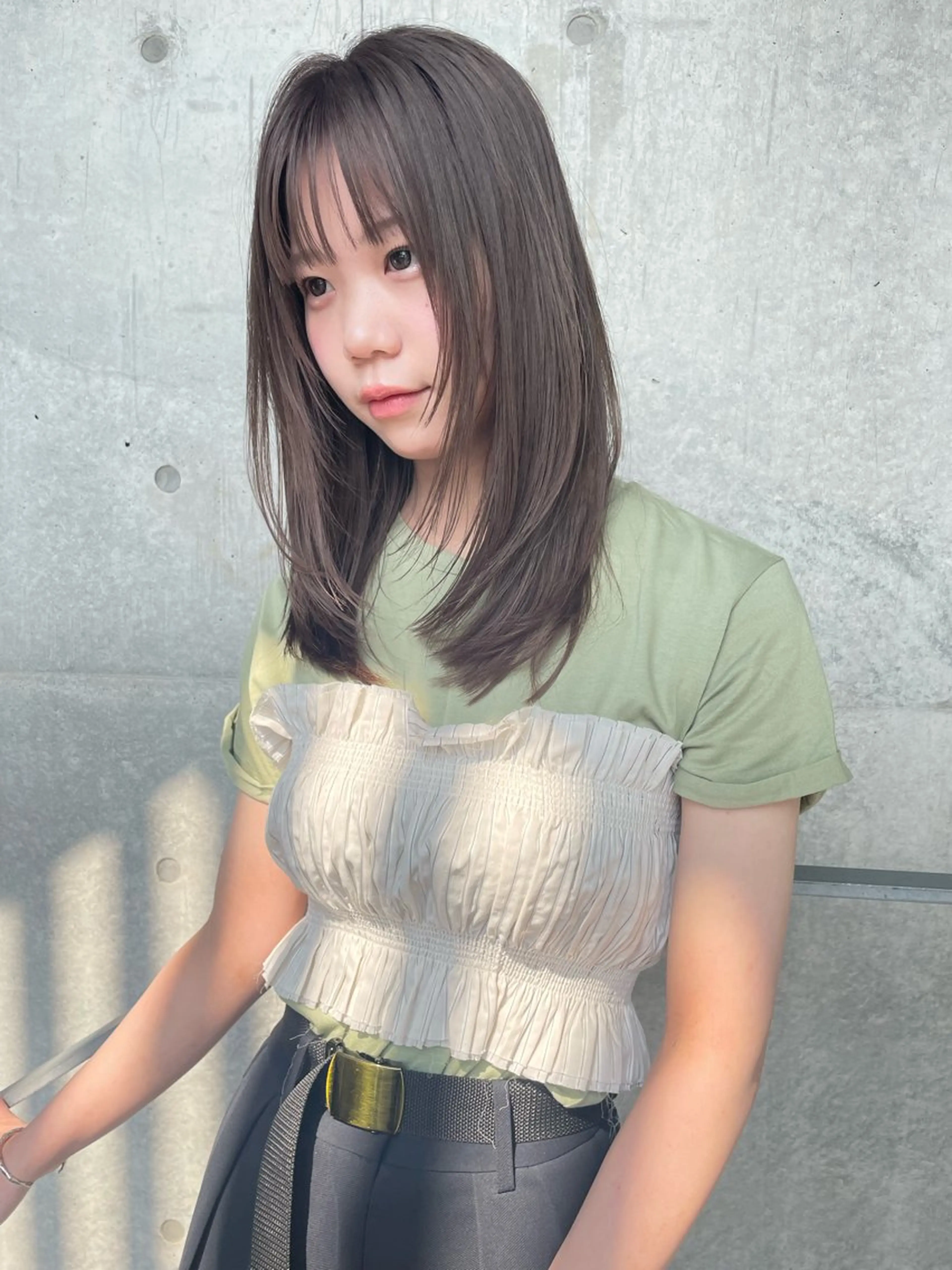 カラー 🎗️ブリーチ 🎗️ダブルカラーのヘアスタイル