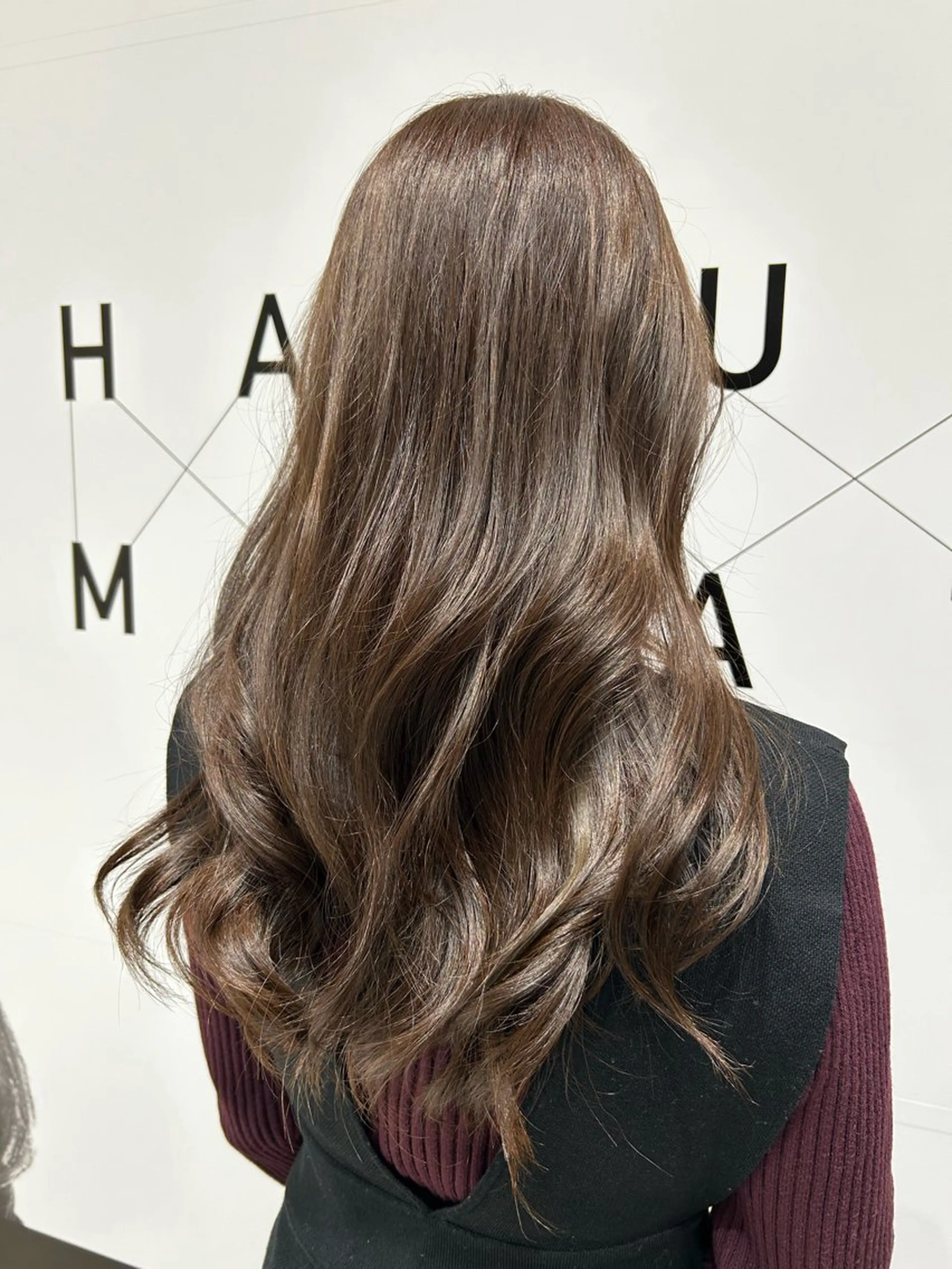 ロング カラー 透明感カラー ダブルカラー For.c.c.c.c所属・近藤 ちかのヘアスタイル