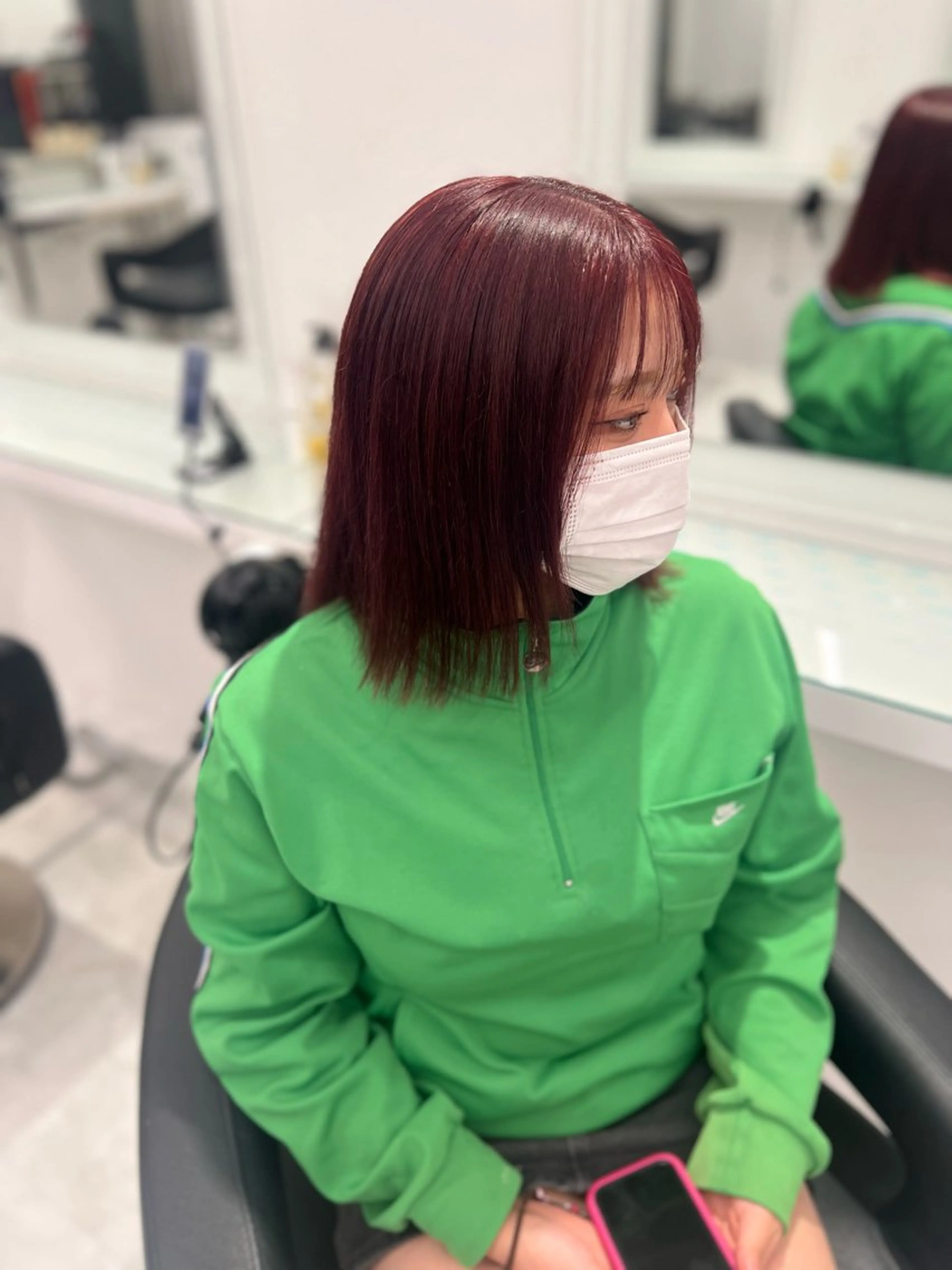 カラー ヘアカラー トリートメント ヘッドスパ ヘアセット ブリーチなし透明感 💗RYOTAのヘアスタイル