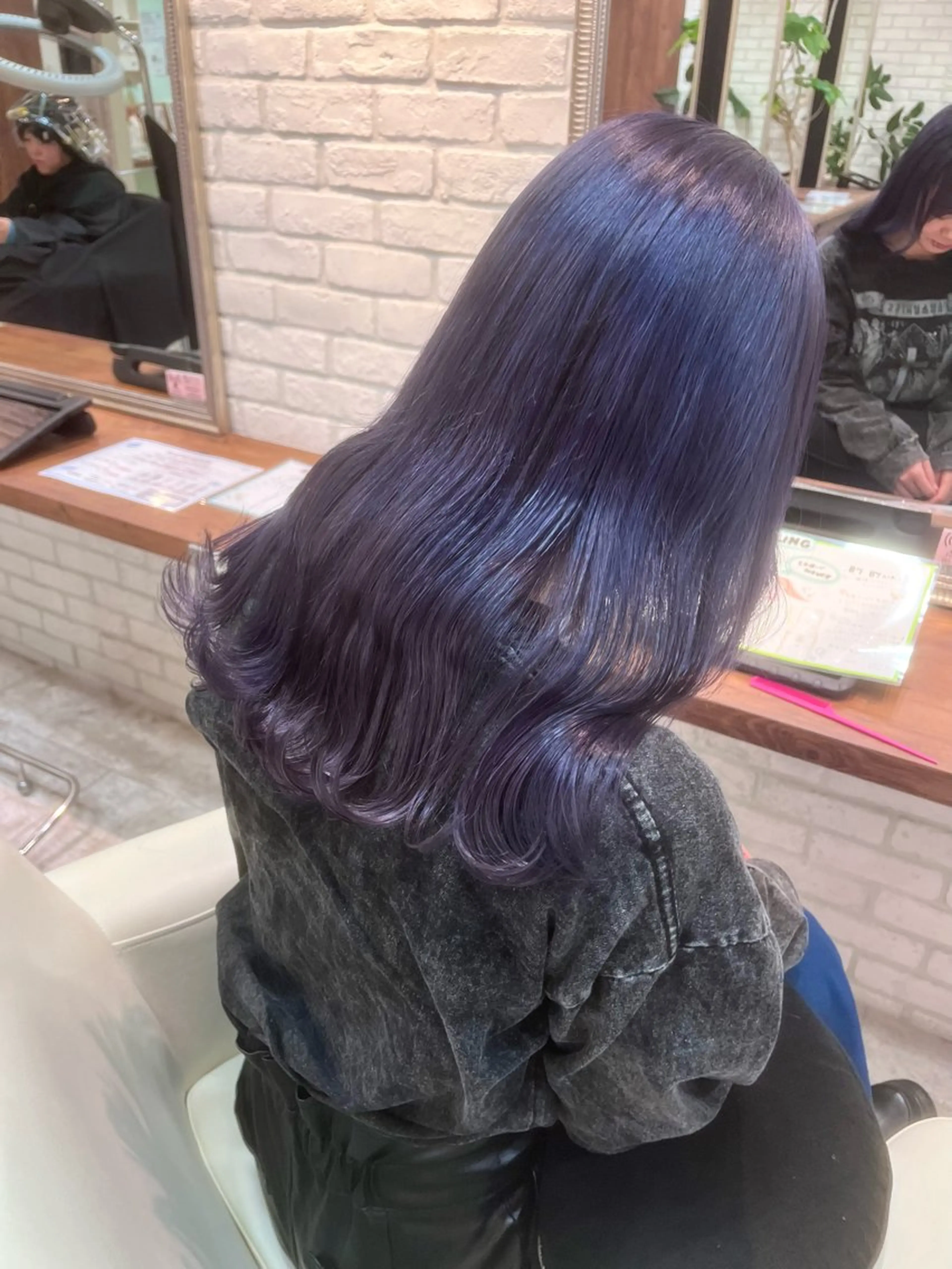 セミロング カラー ヘアアレンジ ブリーチなし/ レイヤー🌿runaのヘアスタイル