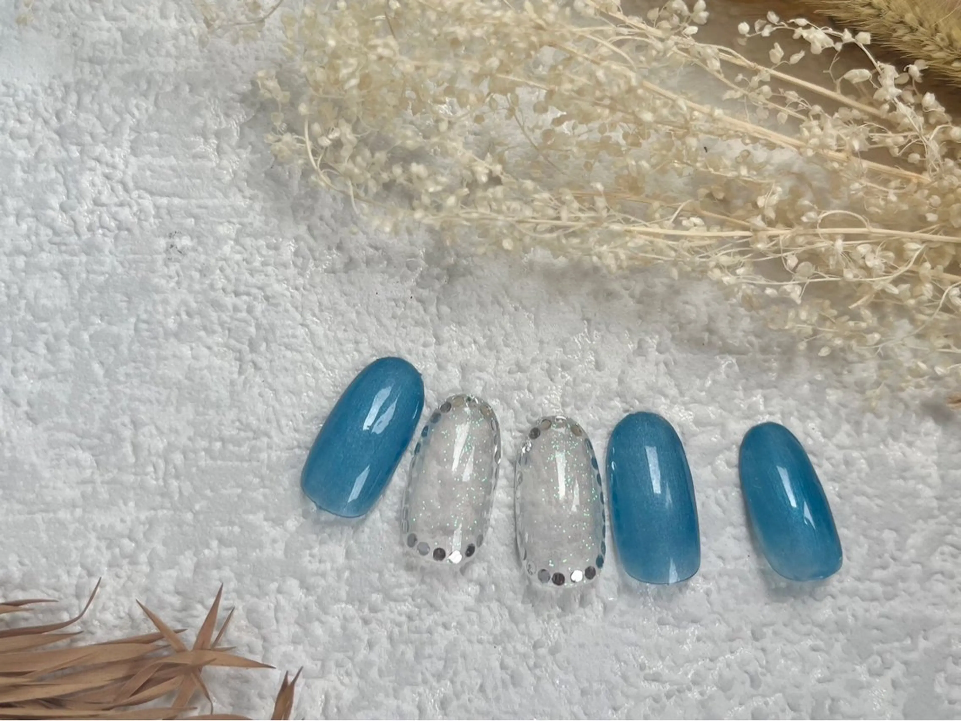 ネイル オーロラネイル フットネイル フレンチネイル ジェルネイル 韓国ネイル ハンドネイル Mogu nail 二子玉川のネイルデザイン