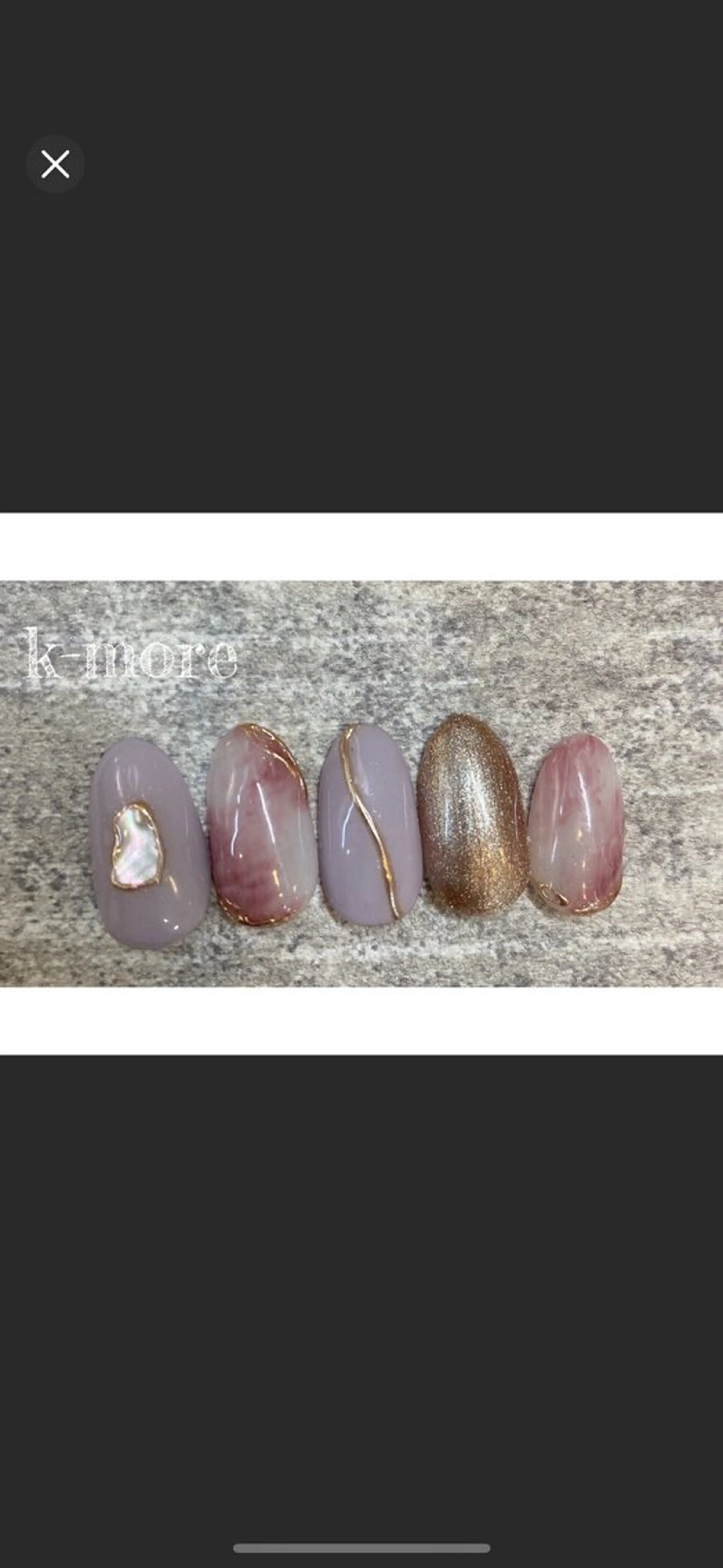 ネイル K-more（ケーモア）知立店所属・K-more知立店 まなみのネイルデザイン