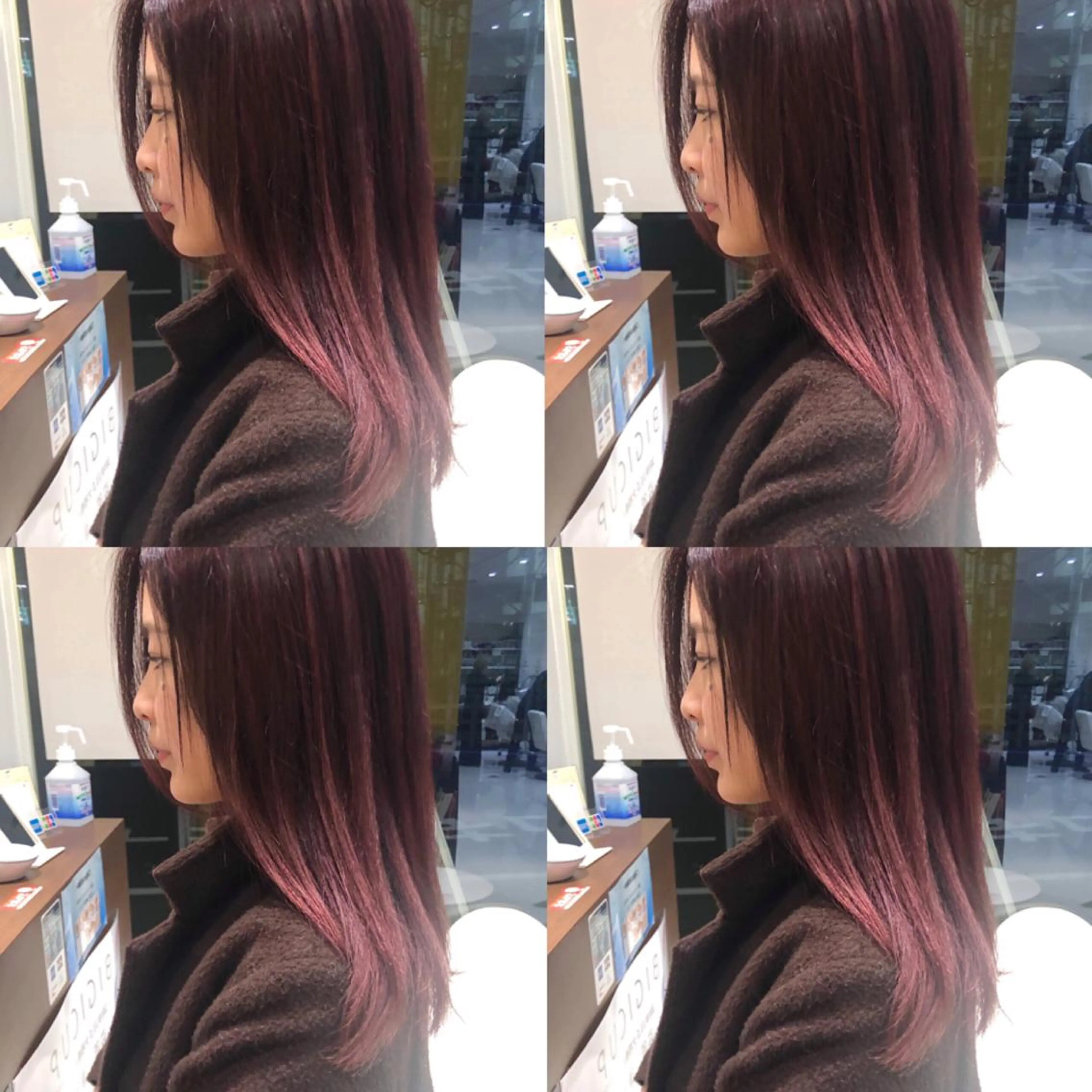 ミディアム カラー HOLON池袋所属・ウルフカット ハッシュカット/七海のヘアスタイル