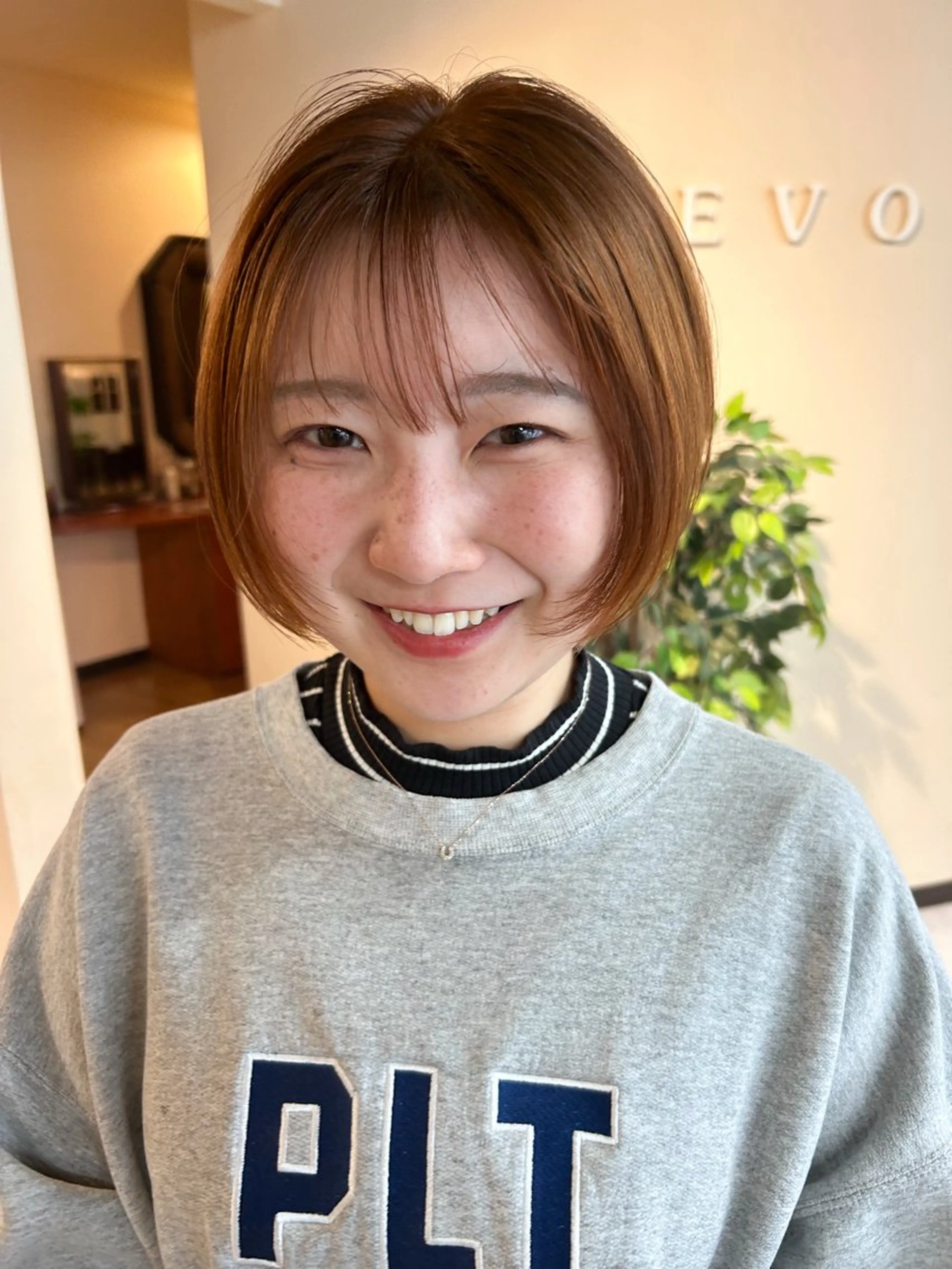 ショート カット ヘアカラー 透明感/レイヤー/ 武士るな🌿‬のヘアスタイル