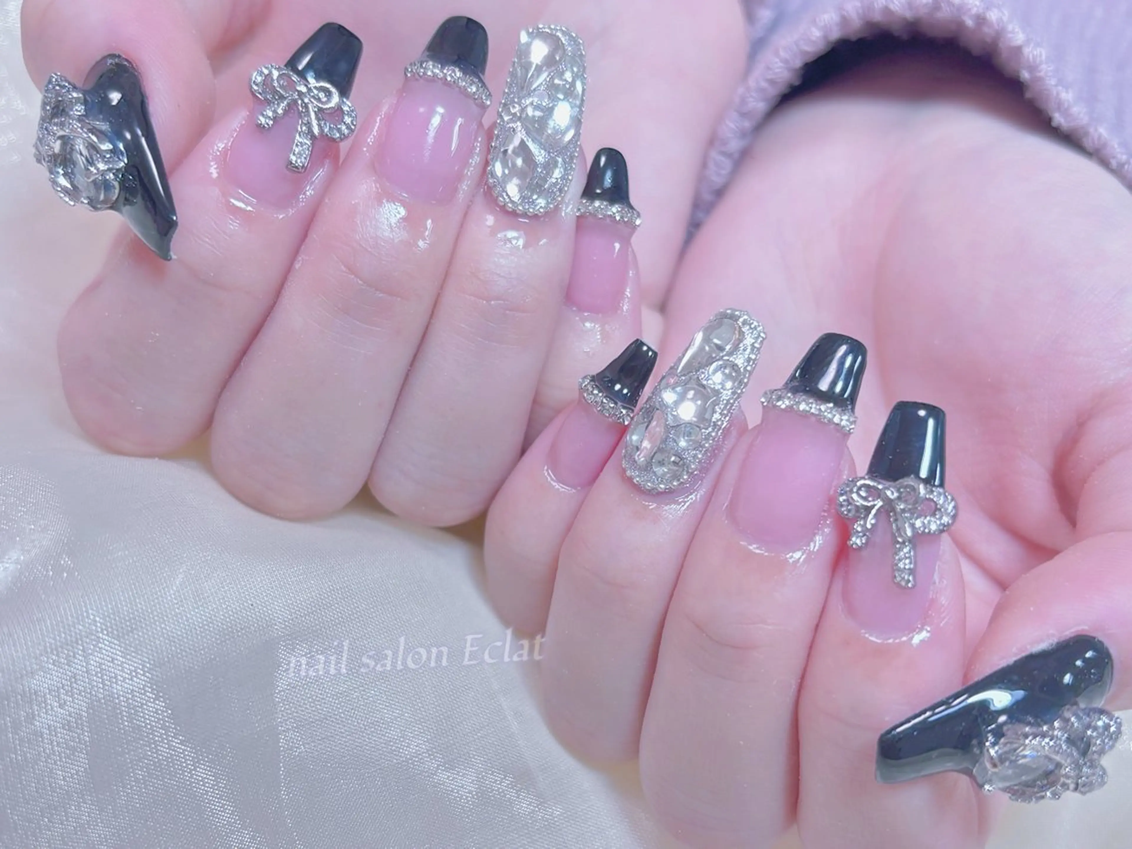 ネイル ハンドネイル ネイルサロンエクラ 🫧Shizukaのネイルデザイン