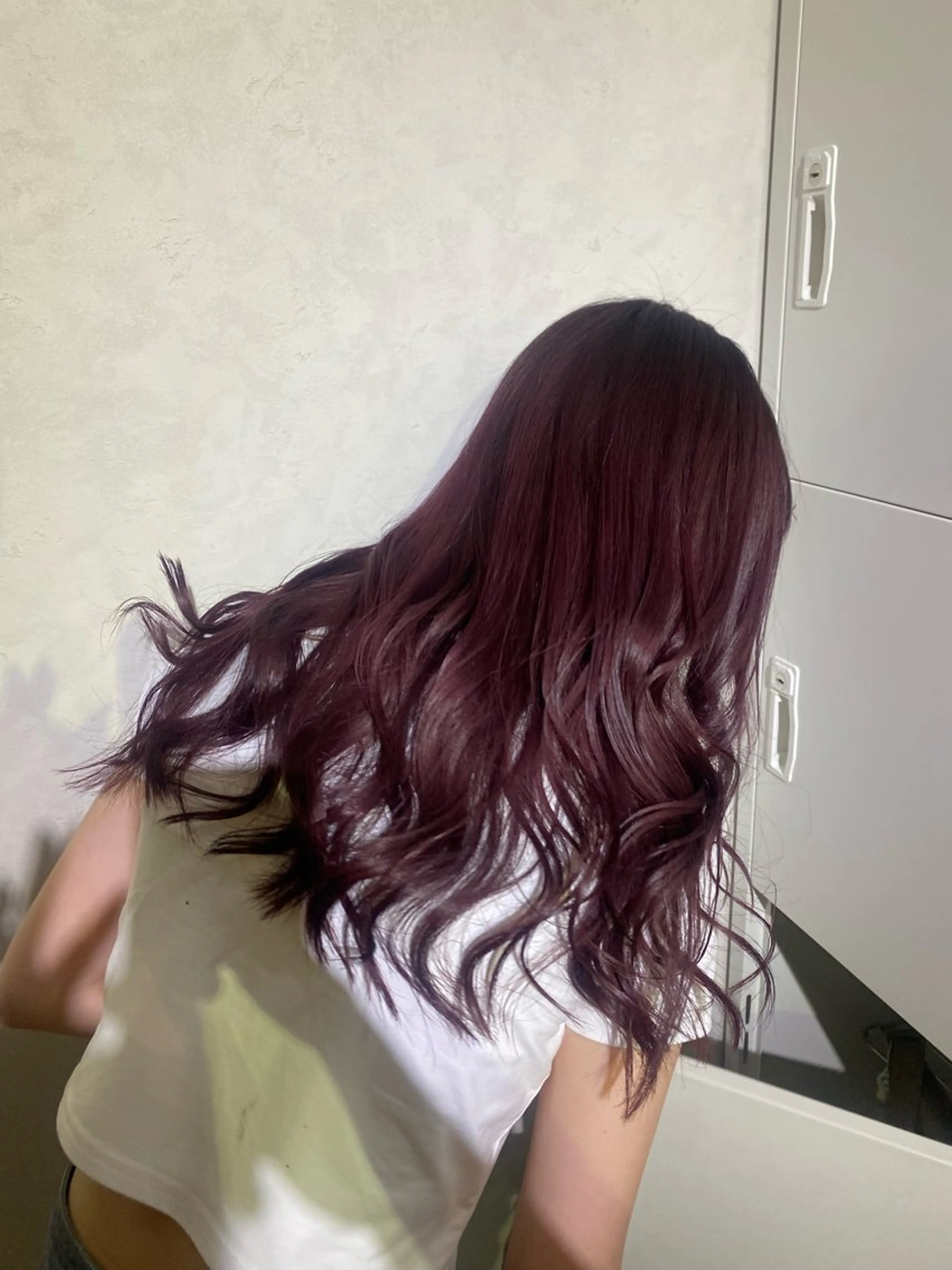 ロング カラー ブリーチカラーと、髪 質改善。HARUKAのヘアスタイル