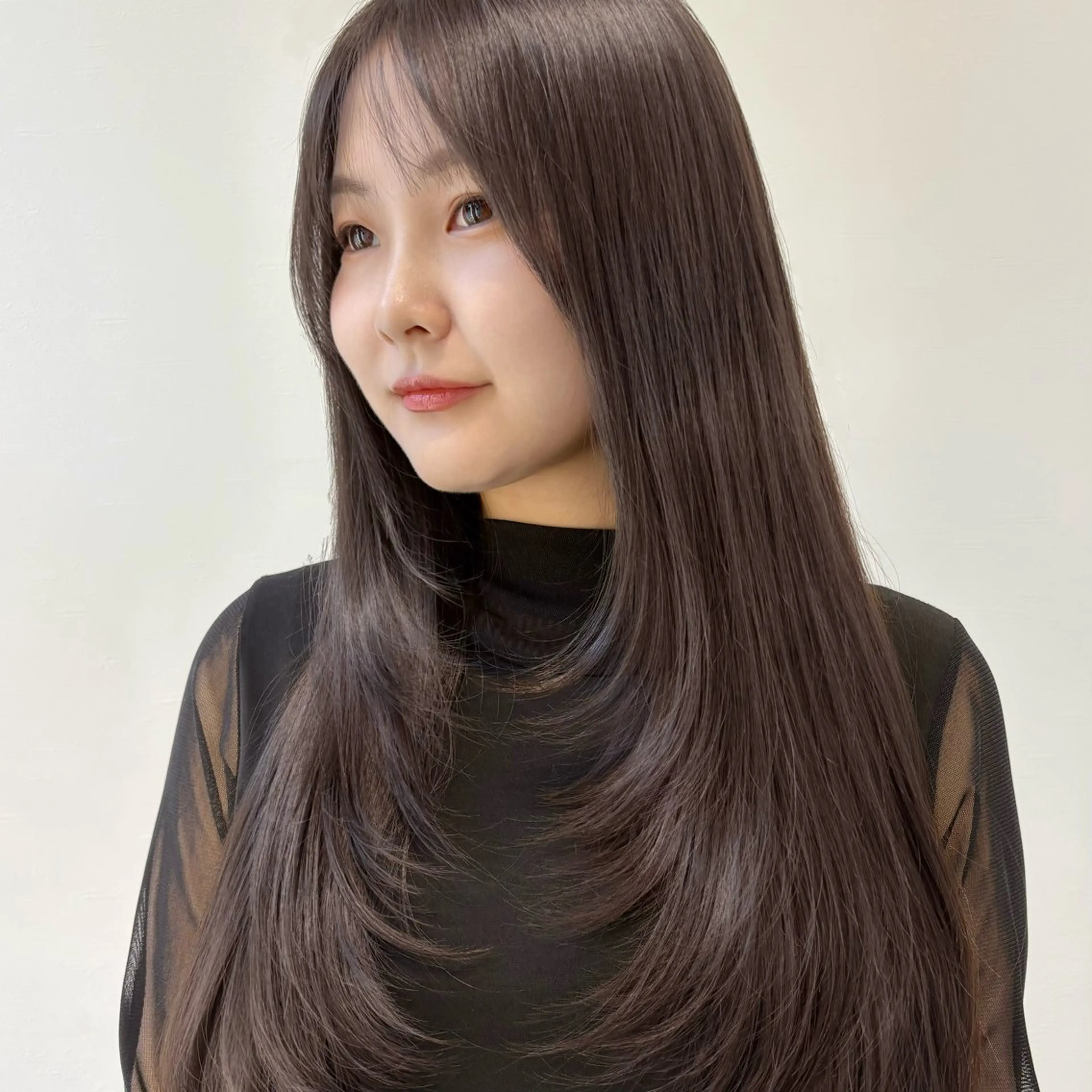 ロング 似合わせ前髪／ 小顔カット🎀そうのヘアスタイル