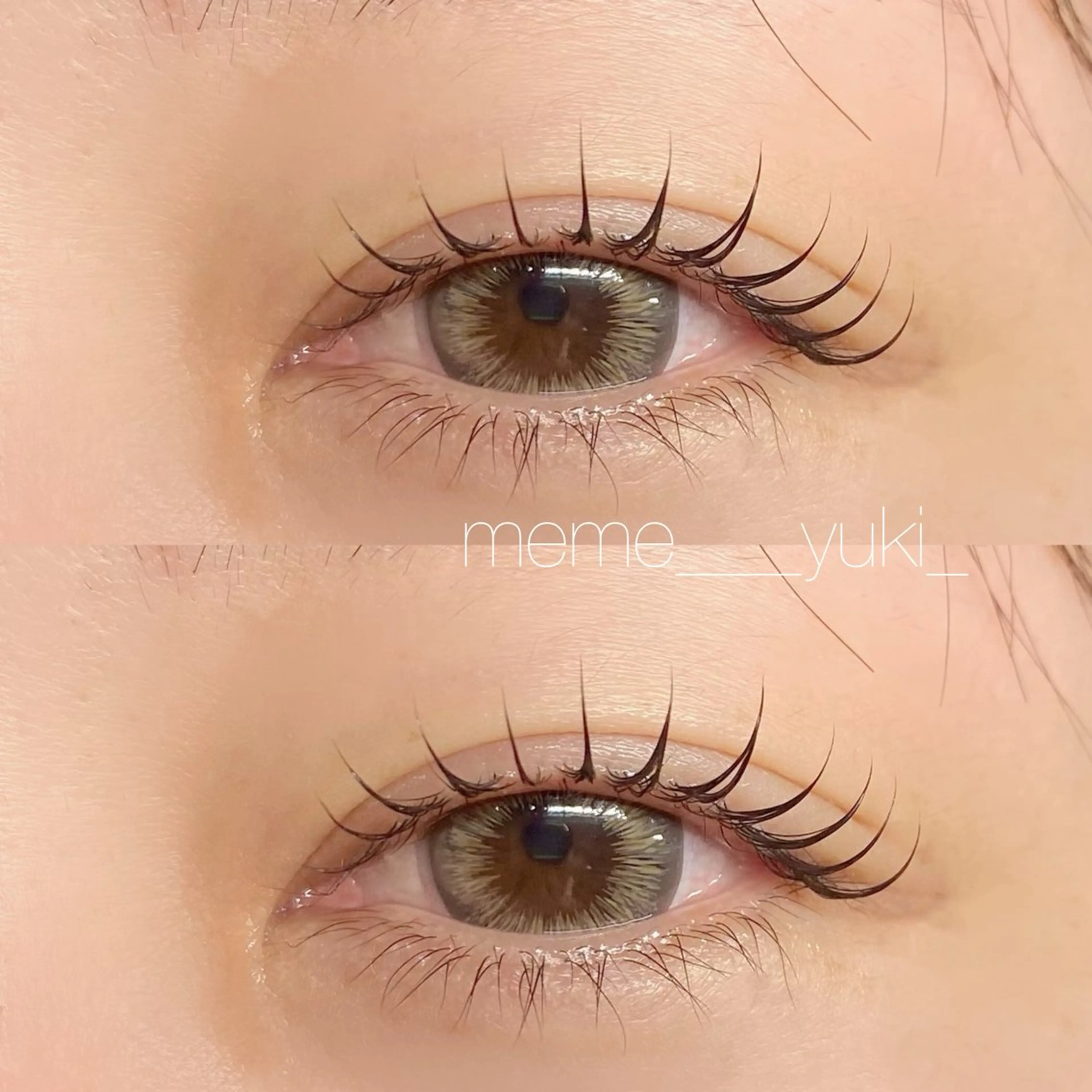 マツエク・マツパ マツパ meme神戸三宮 yuki.のマツエク・マツパデザイン