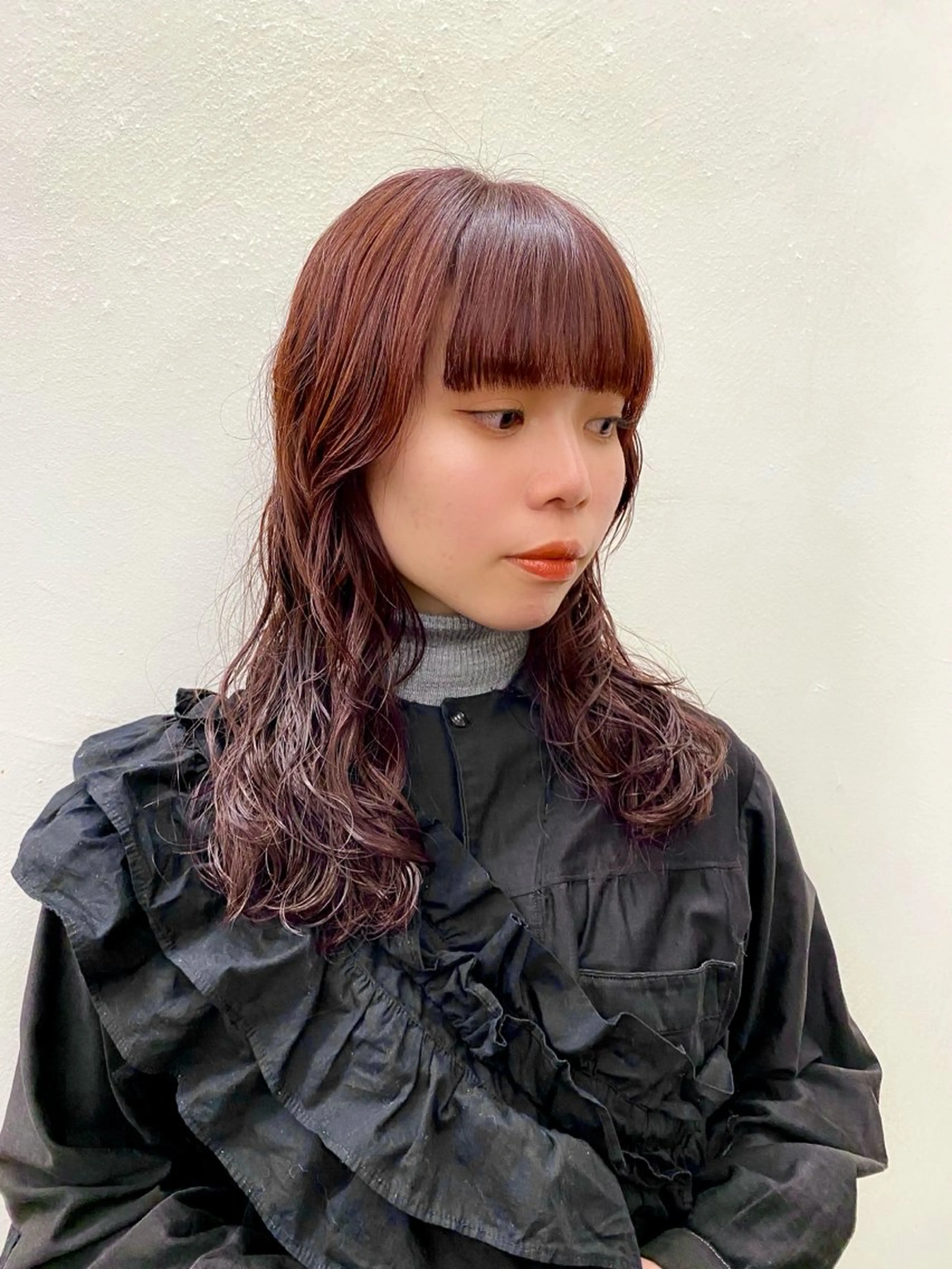 セミロング パーマ カット パーマ トリートメント Paddle所属・似合わせレイヤー/ レイヤーパーマ/高倉のヘアスタイル