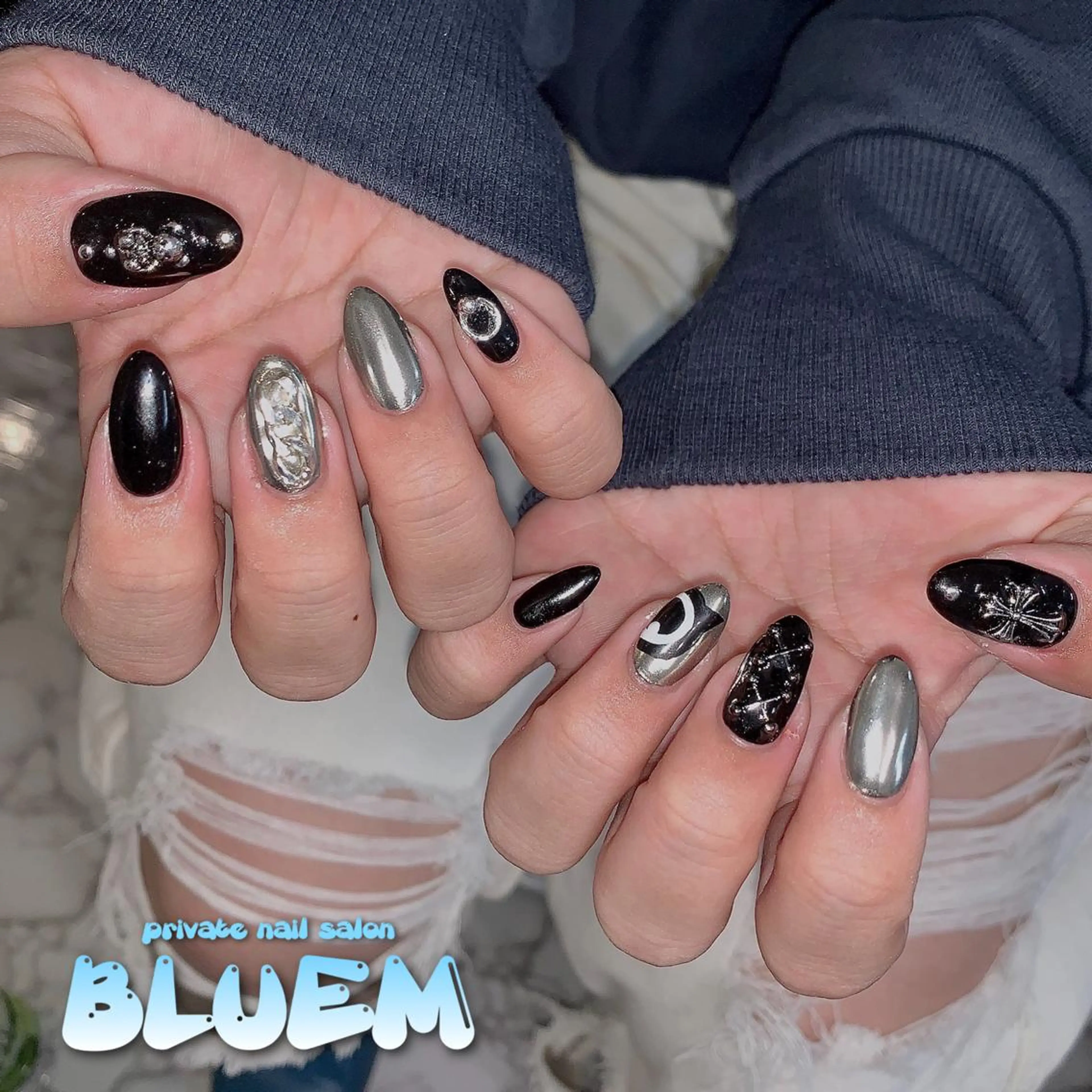 ネイル ハンドネイル BLUEM なな🐶のネイルデザイン