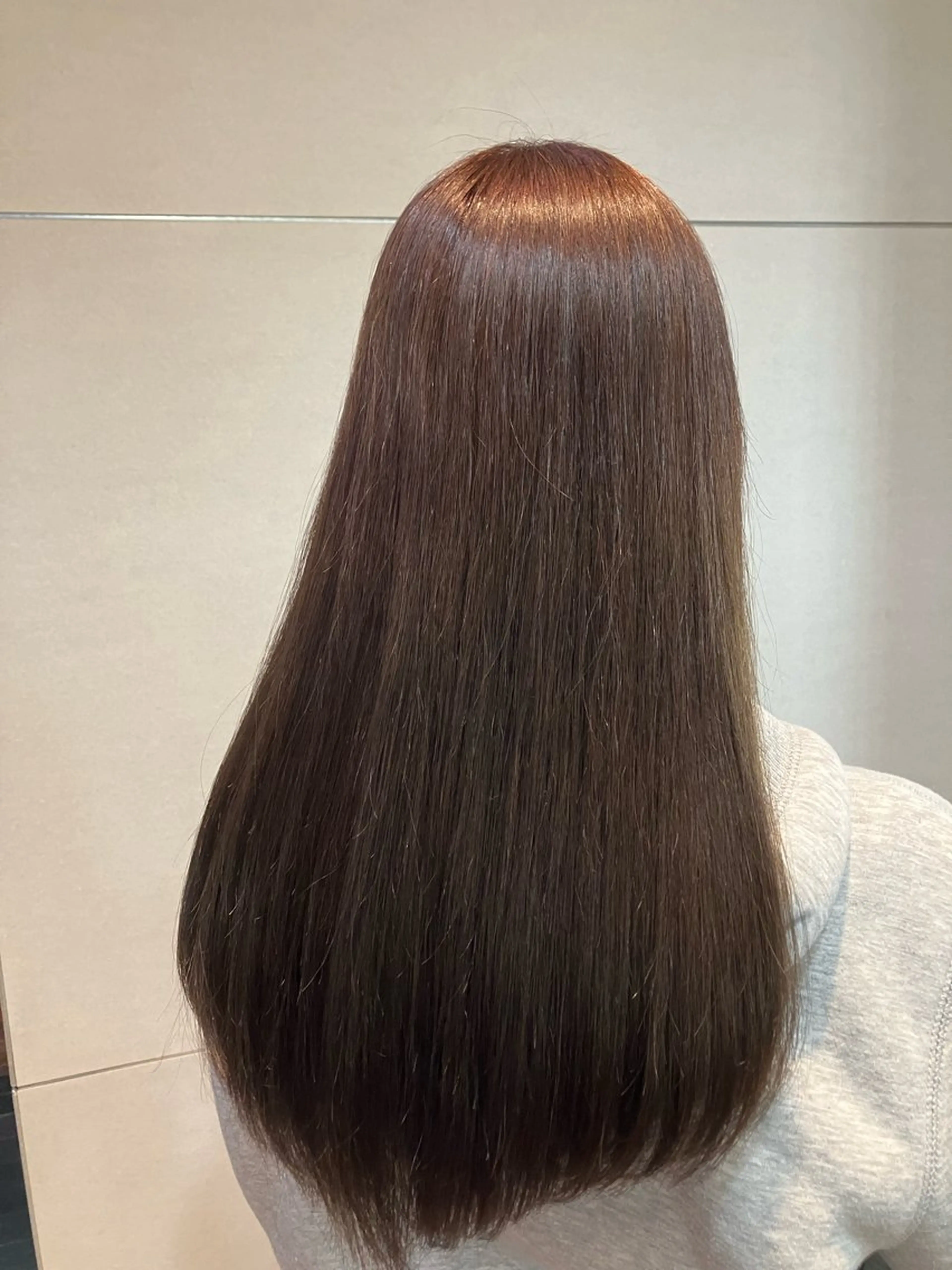 カラー ブラウンカラー minnano・policy所属・miu 💫のヘアスタイル