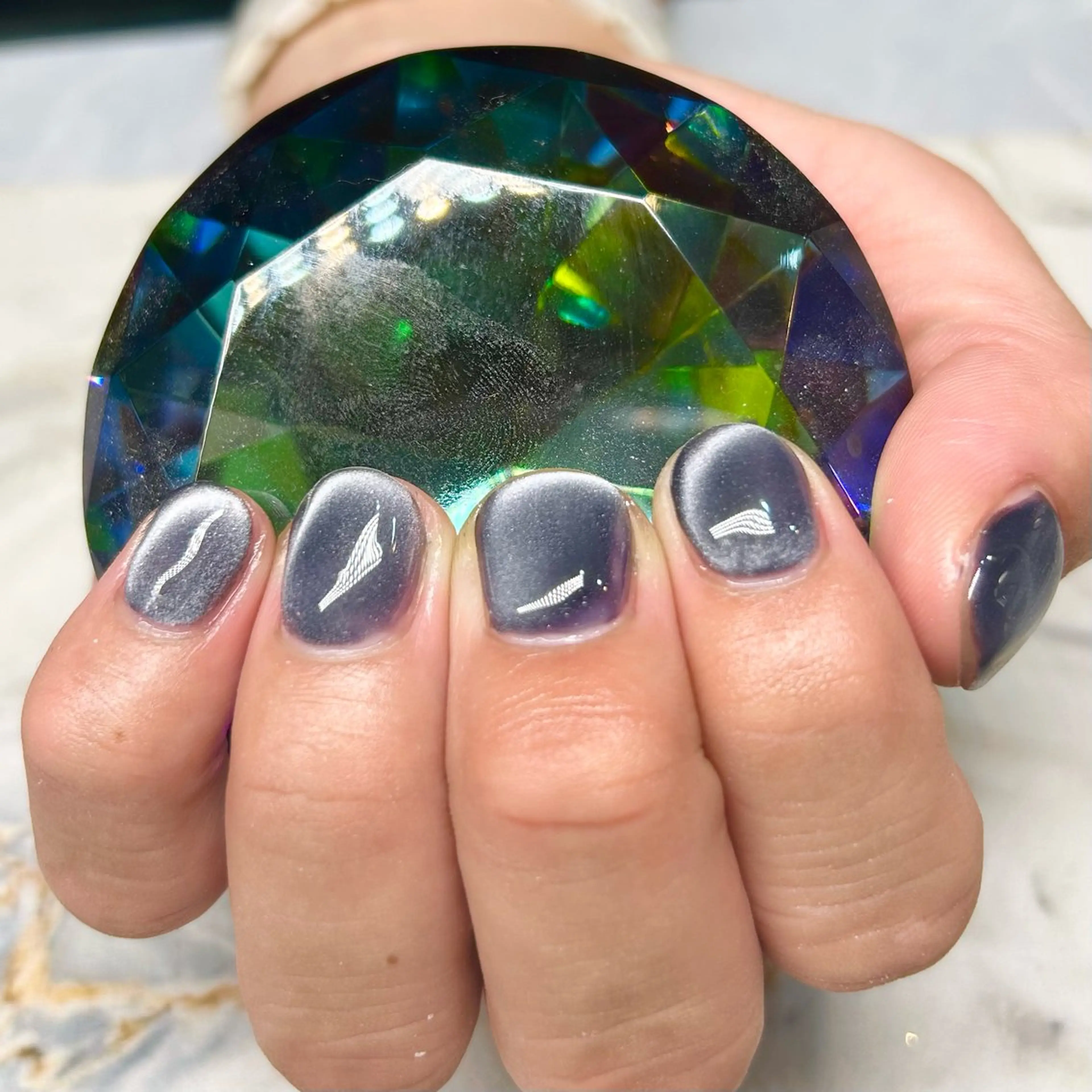 メンズ ネイル マグネットネイル メンズネイル ニュアンスネイル ワンカラーネイル シンプルネイル Nail Stellaのネイルデザイン