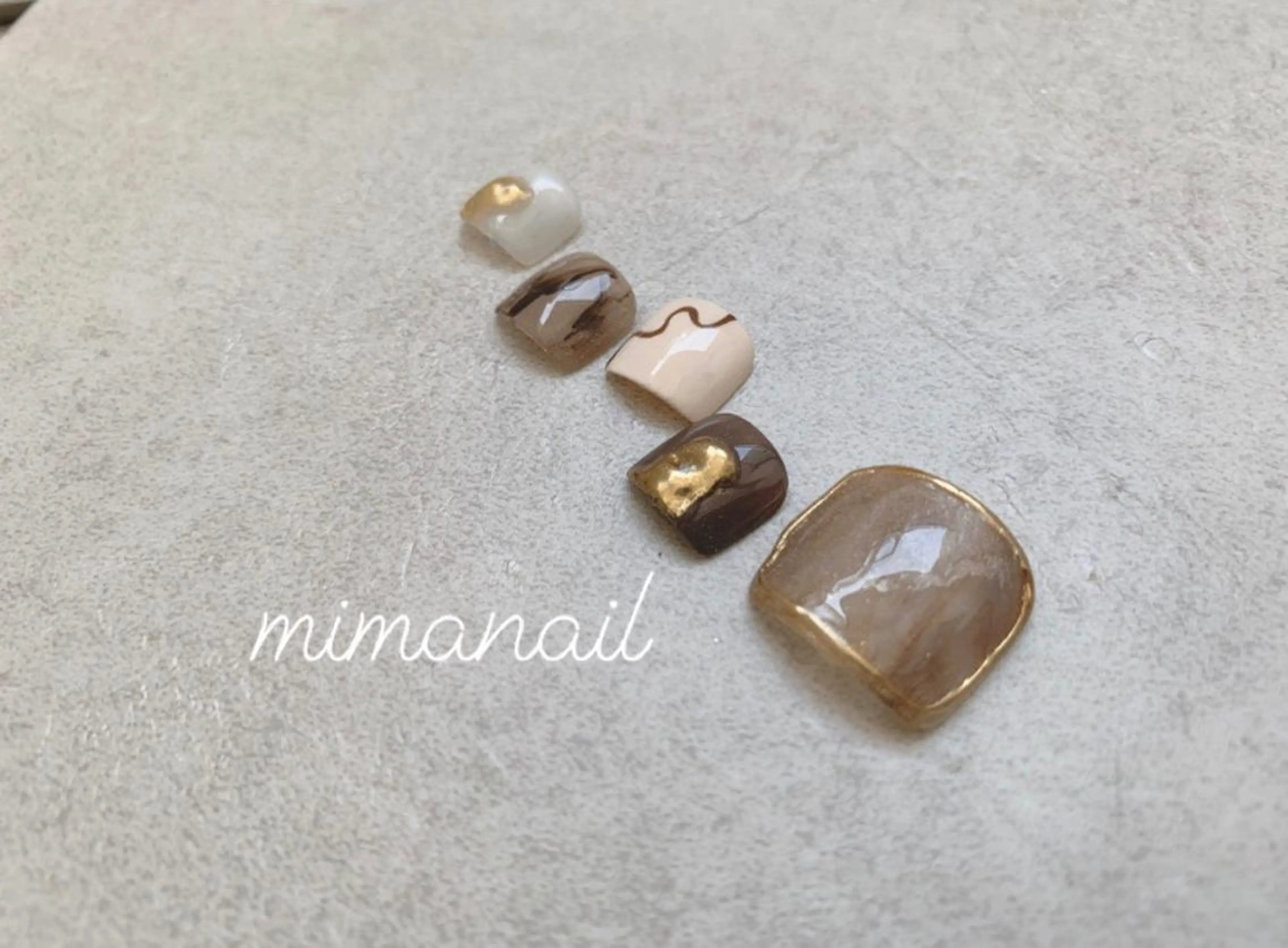 ネイル フットネイル mima nailのネイルデザイン