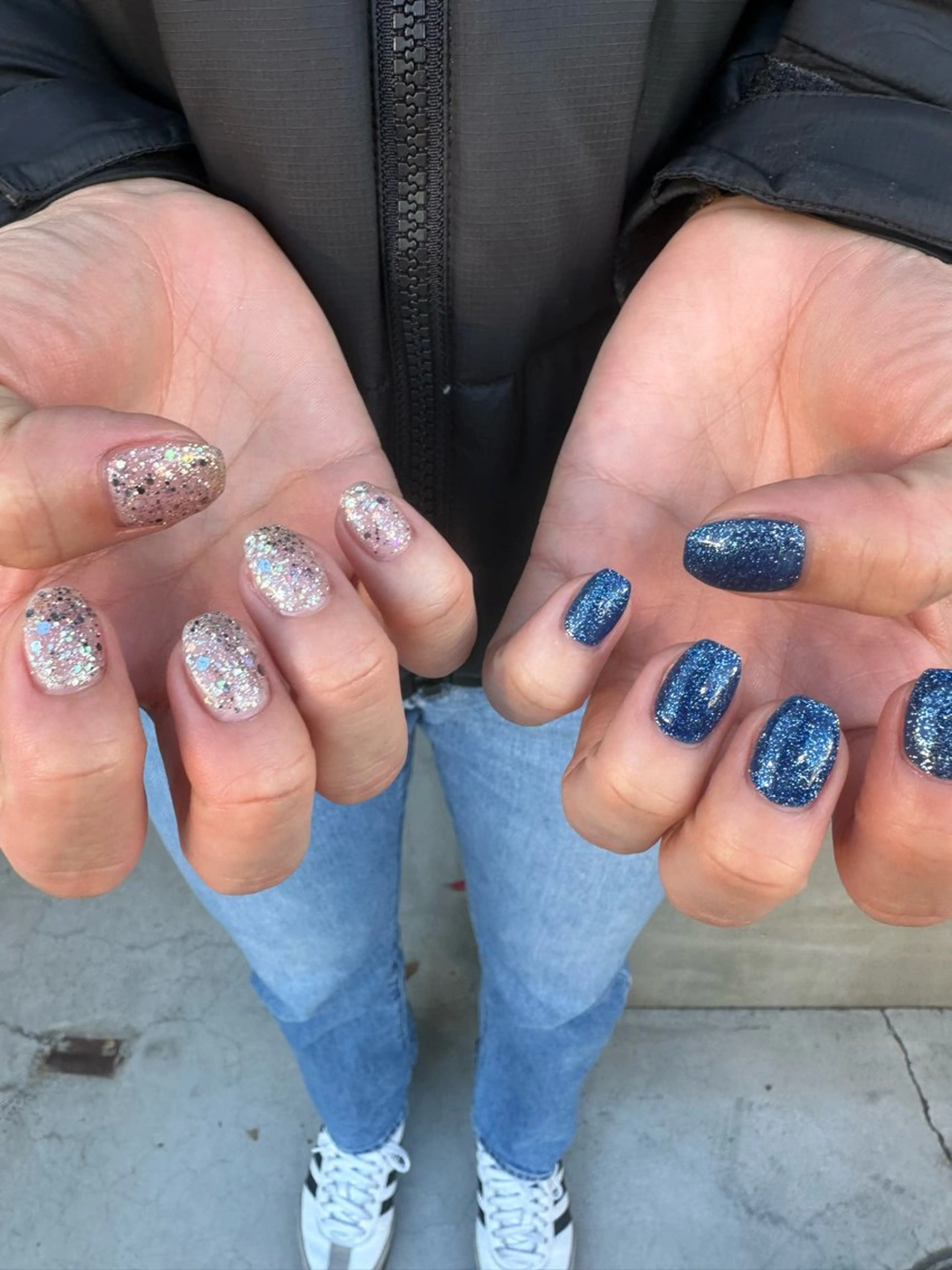 ネイル ラメ(グリッター) ワンカラーネイル ハンドネイル Gemies所属・nanako_ Gemiesのネイルデザイン