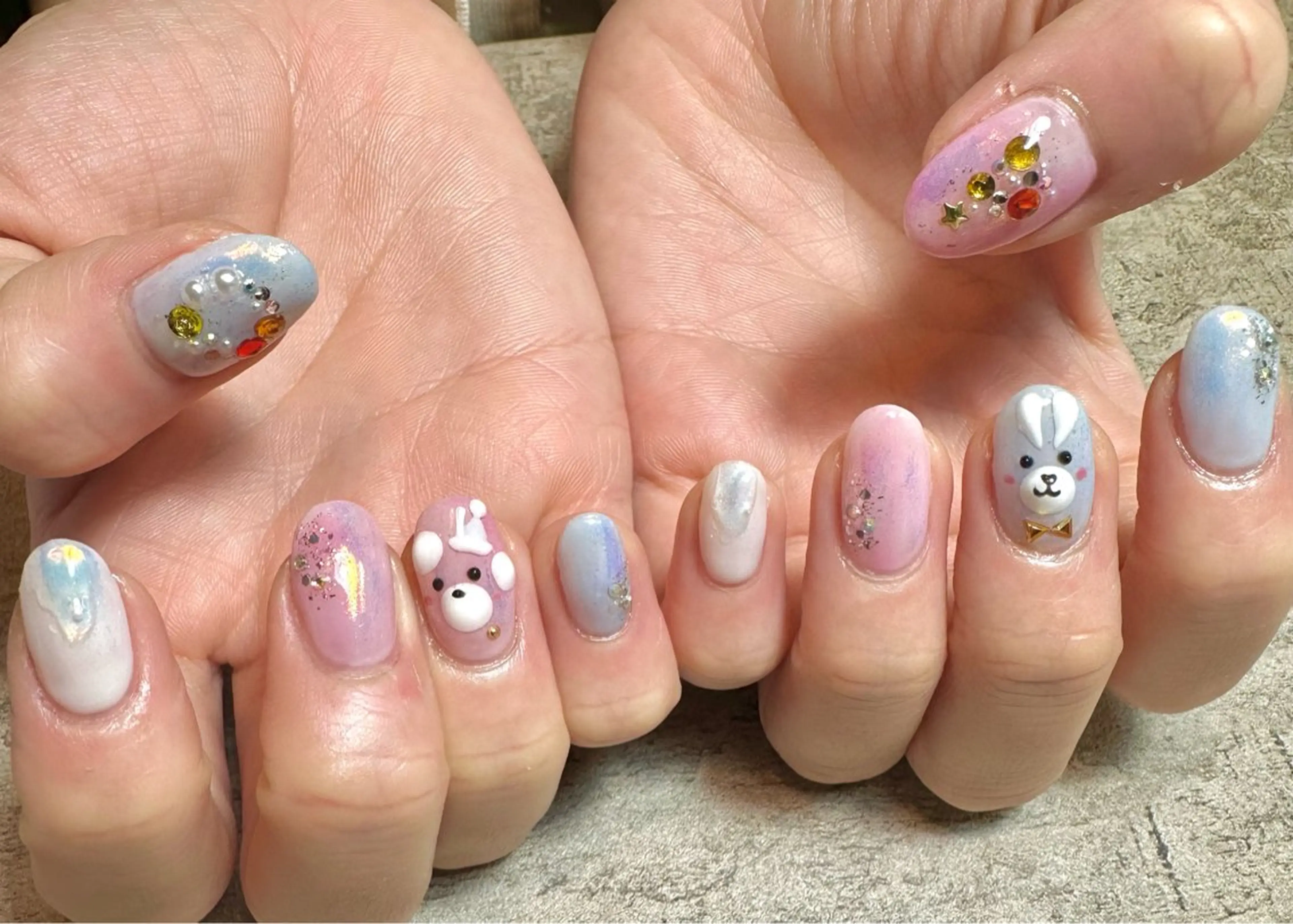 ネイル ハンドネイル フットネイル GéRanium Harukaのネイルデザイン