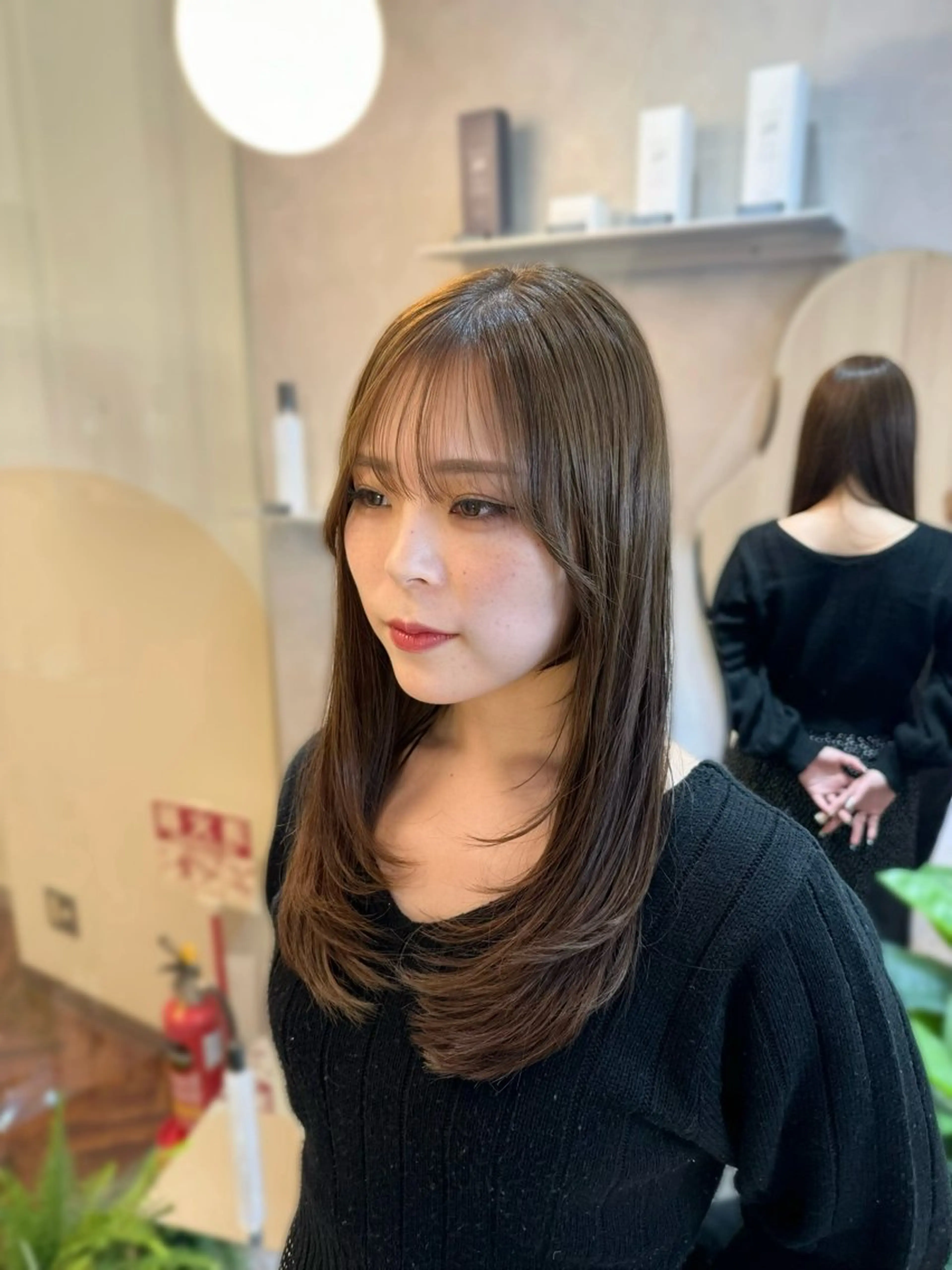 セミロング 韓国風ヘア レイヤーカット Tink　天神店所属・今村賢治/メンズ/ レイヤー✨艶カラーのヘアスタイル